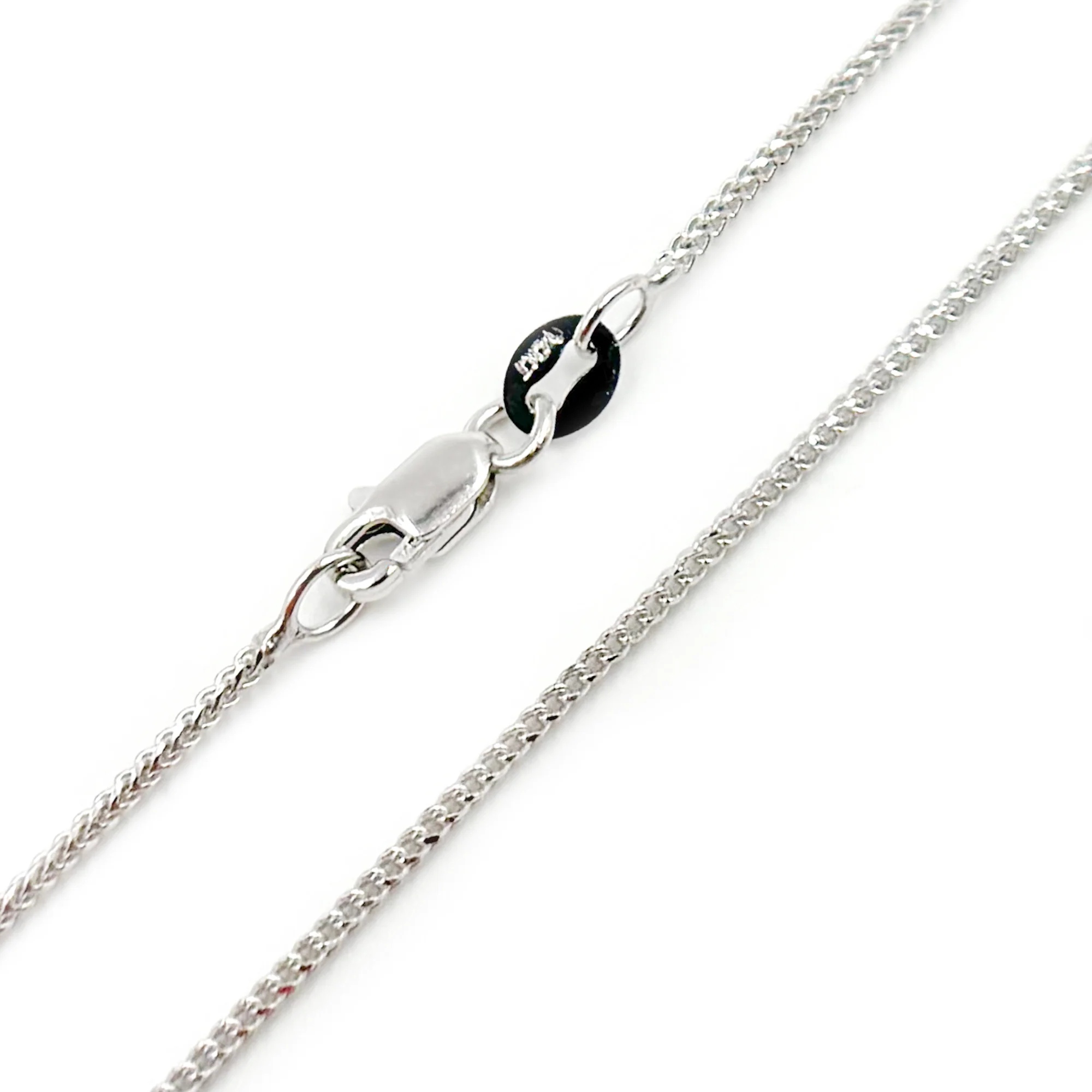 030FRDTL426WG. 14K Solid White Gold Franco Link Chain - Image 2