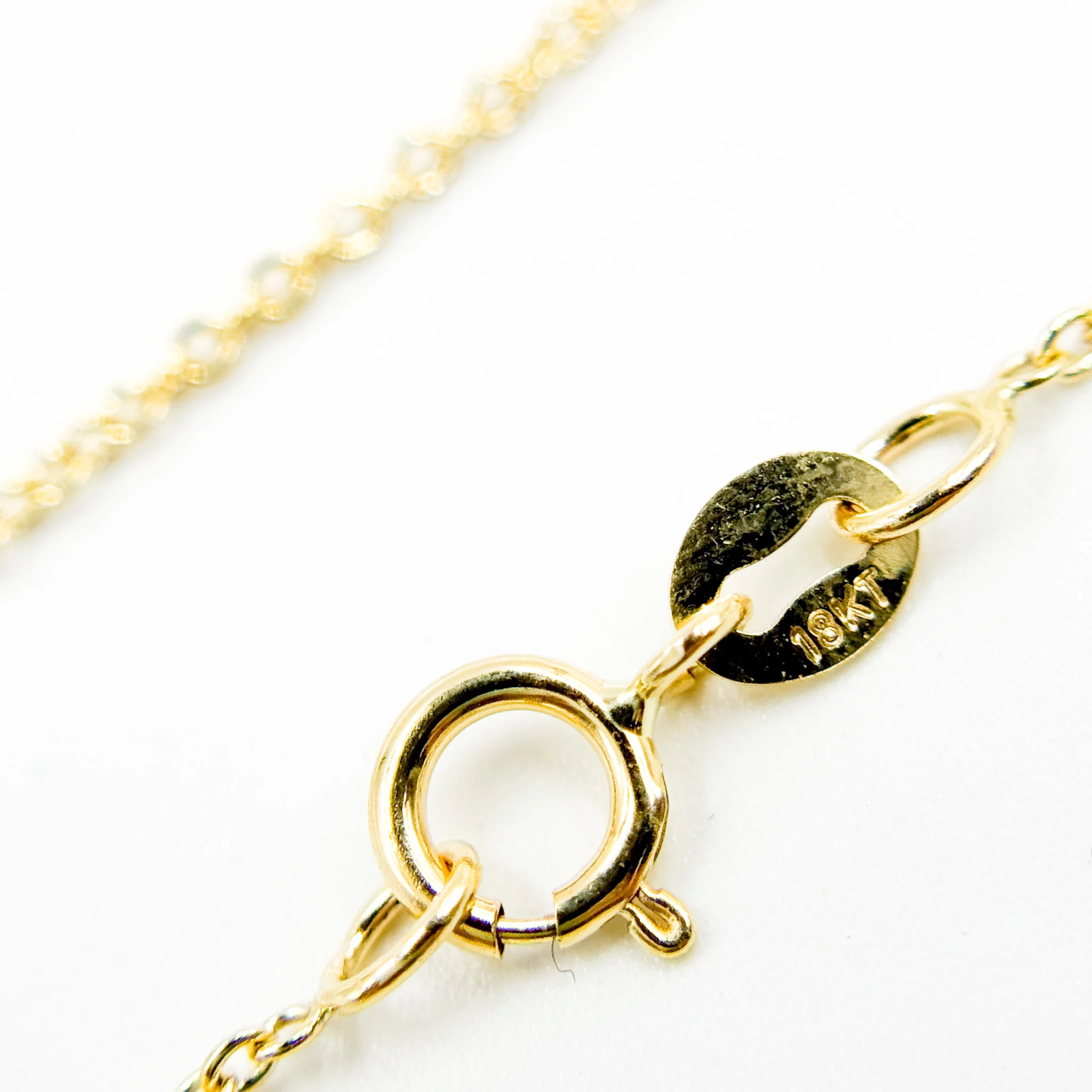 030RFLG18K. 18K Solid Yellow Gold Cable Link Chain - Image 3