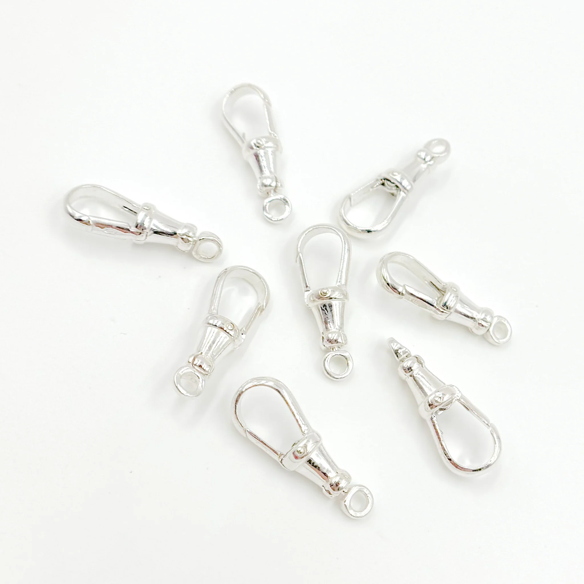 0925ALB1SS. 23MM White Sterling Silver Swivel Clasp - Image 4