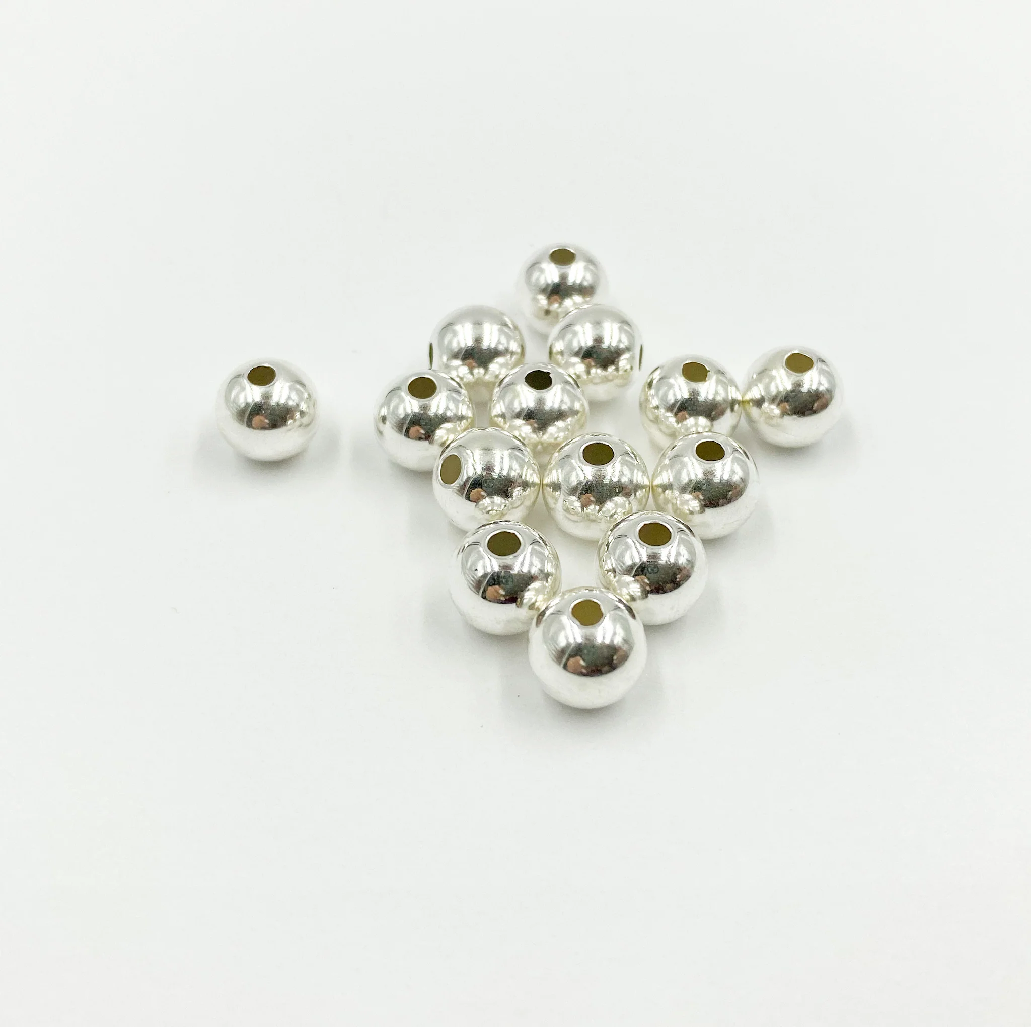 0925SB120H25L.12MM Sterling Silver Seamless Beads - Image 4