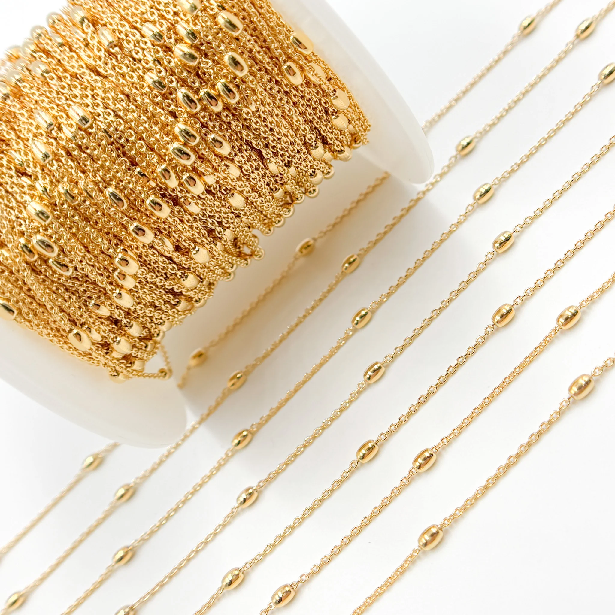 1471.1GF. 14k Gold Filled Satellite Chain - Image 2