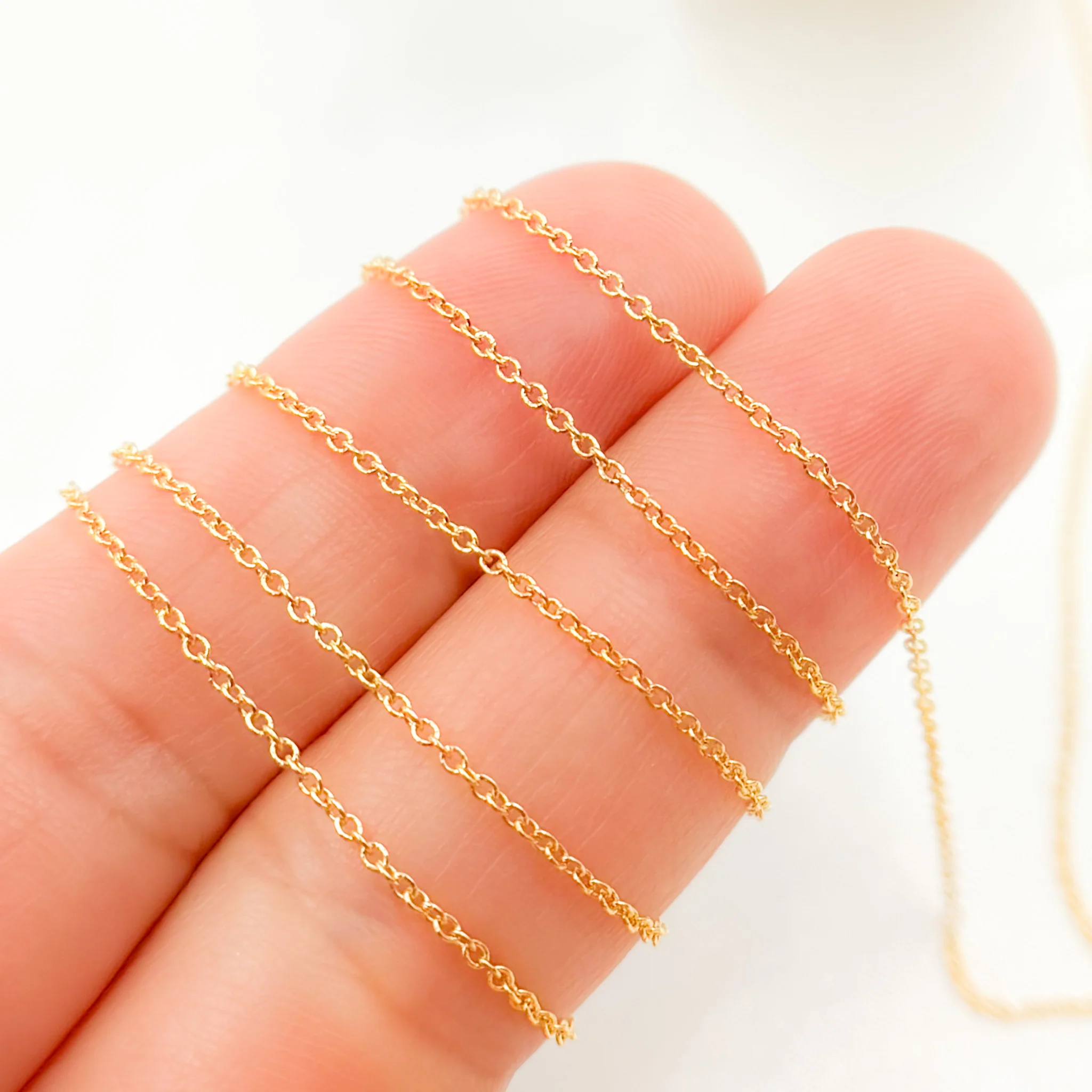 1132GF. 14K Gold Filled Cable Chain - Image 2