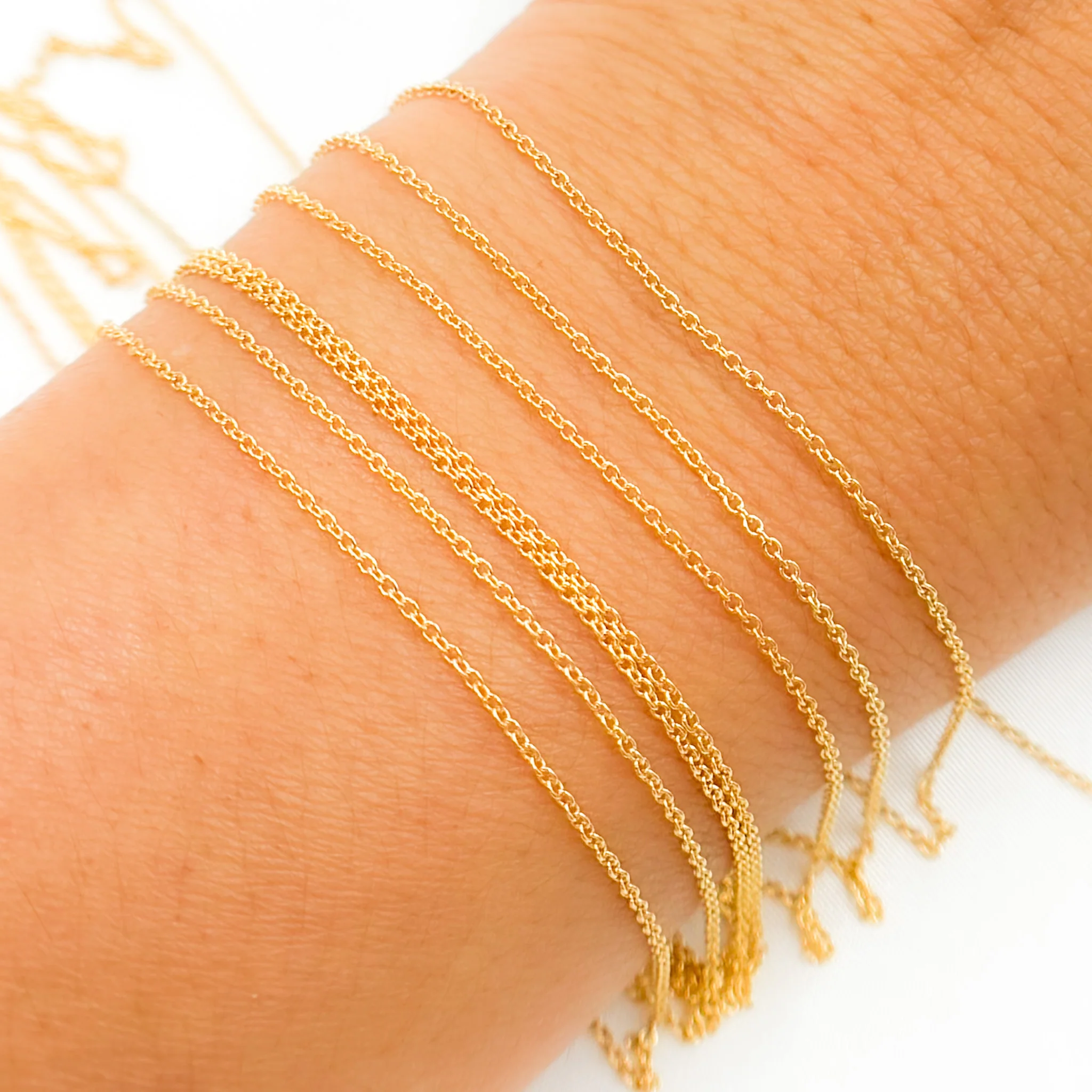 1132GF. 14K Gold Filled Cable Chain - Image 3
