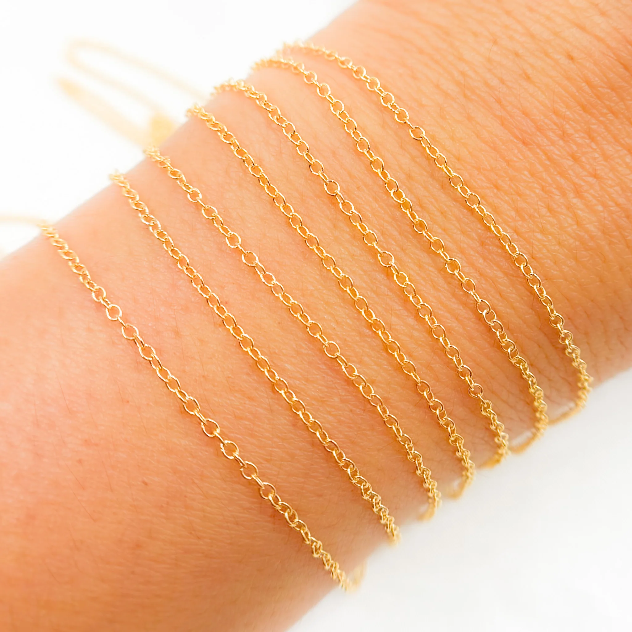 1322GF. 14K Gold Filled Cable Chain - Image 3