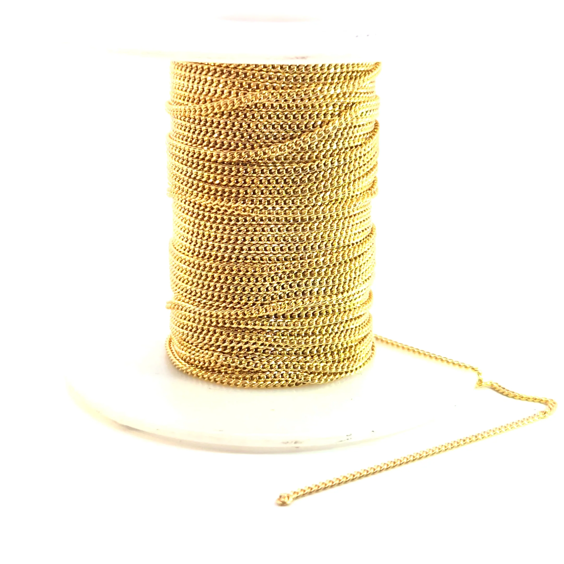 68HRGF. 14K Gold-Filled Flat Curb Chain - Image 7