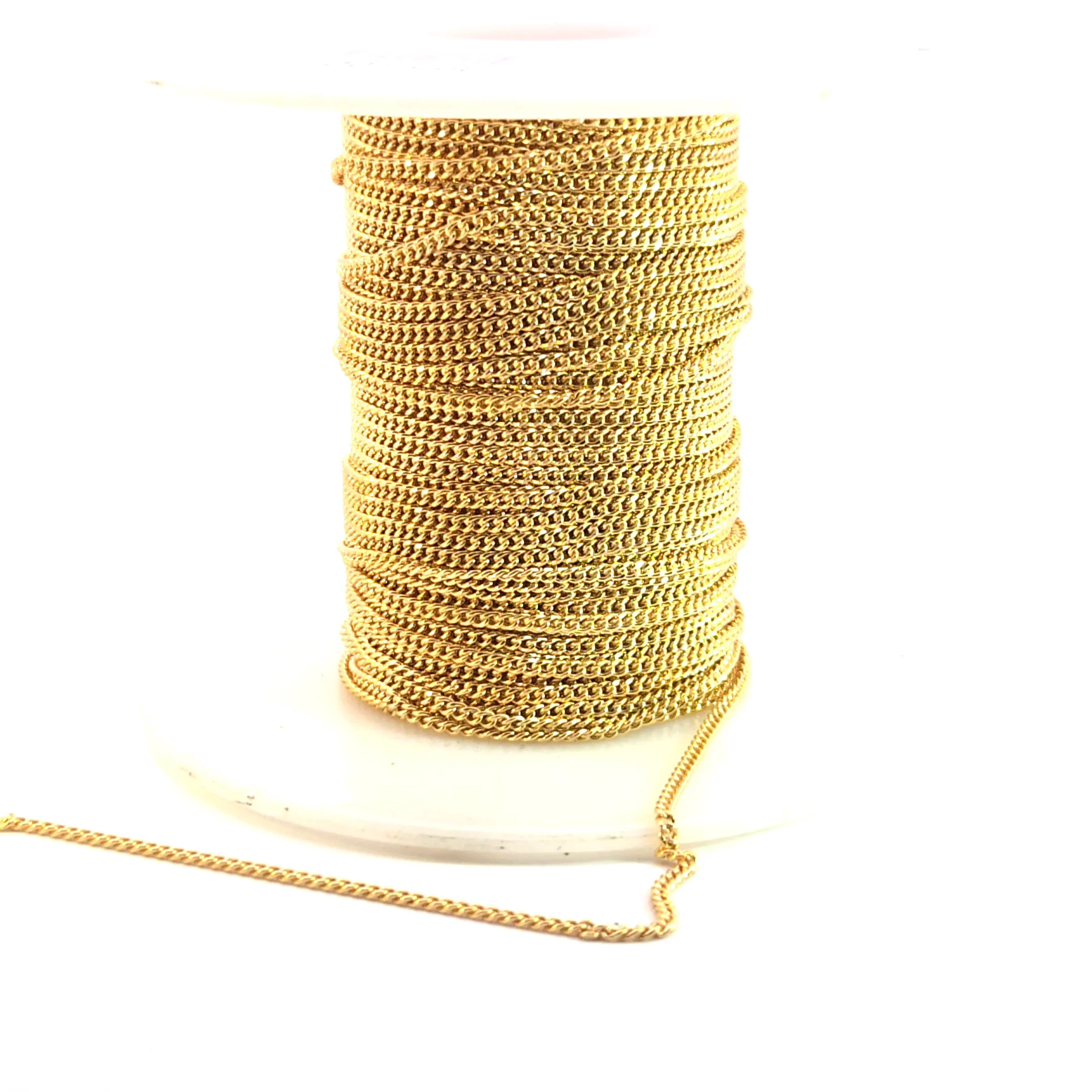 68HRGF. 14K Gold-Filled Flat Curb Chain - Image 8