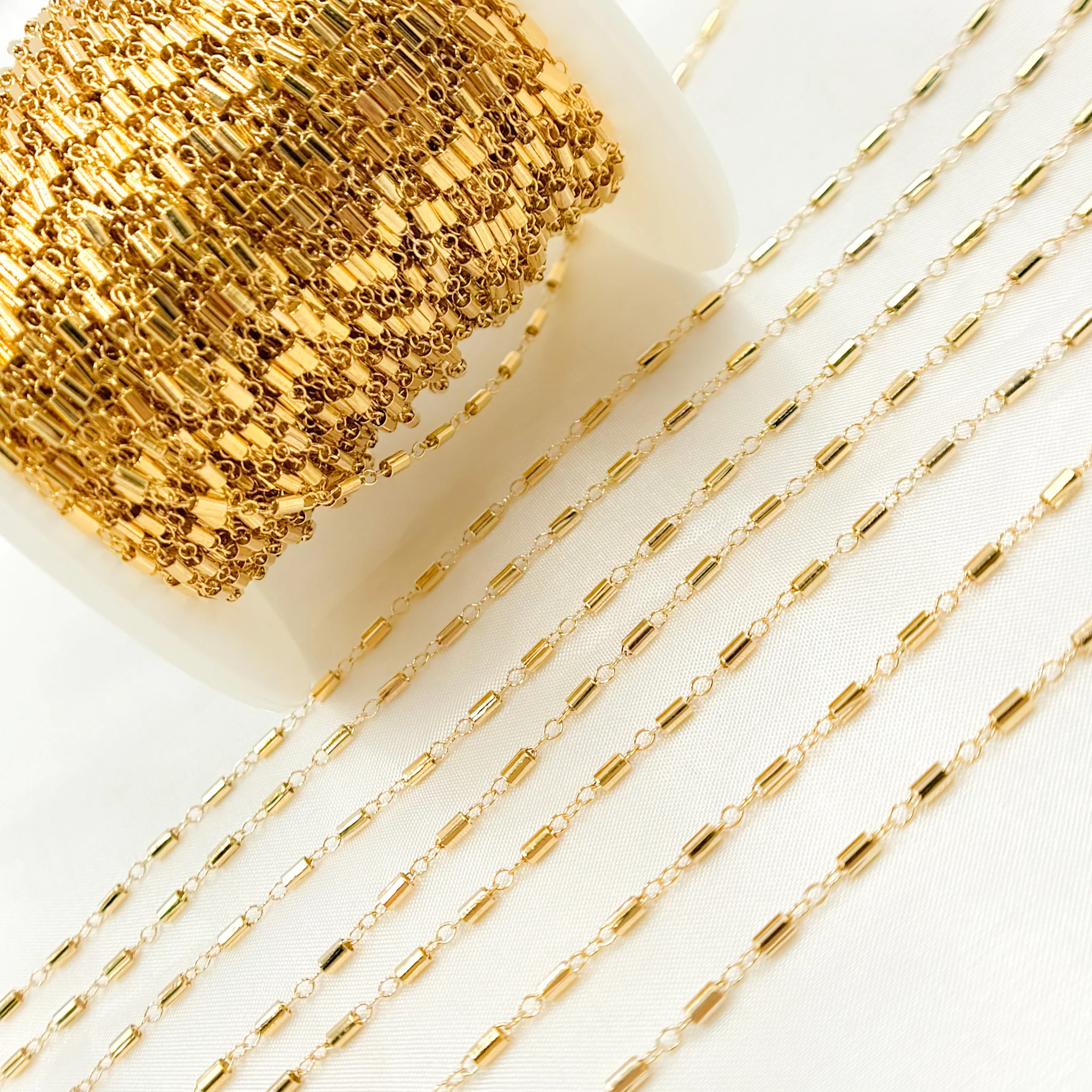1121GF. 14K Gold-Filled Cable Tube Chain - Image 6