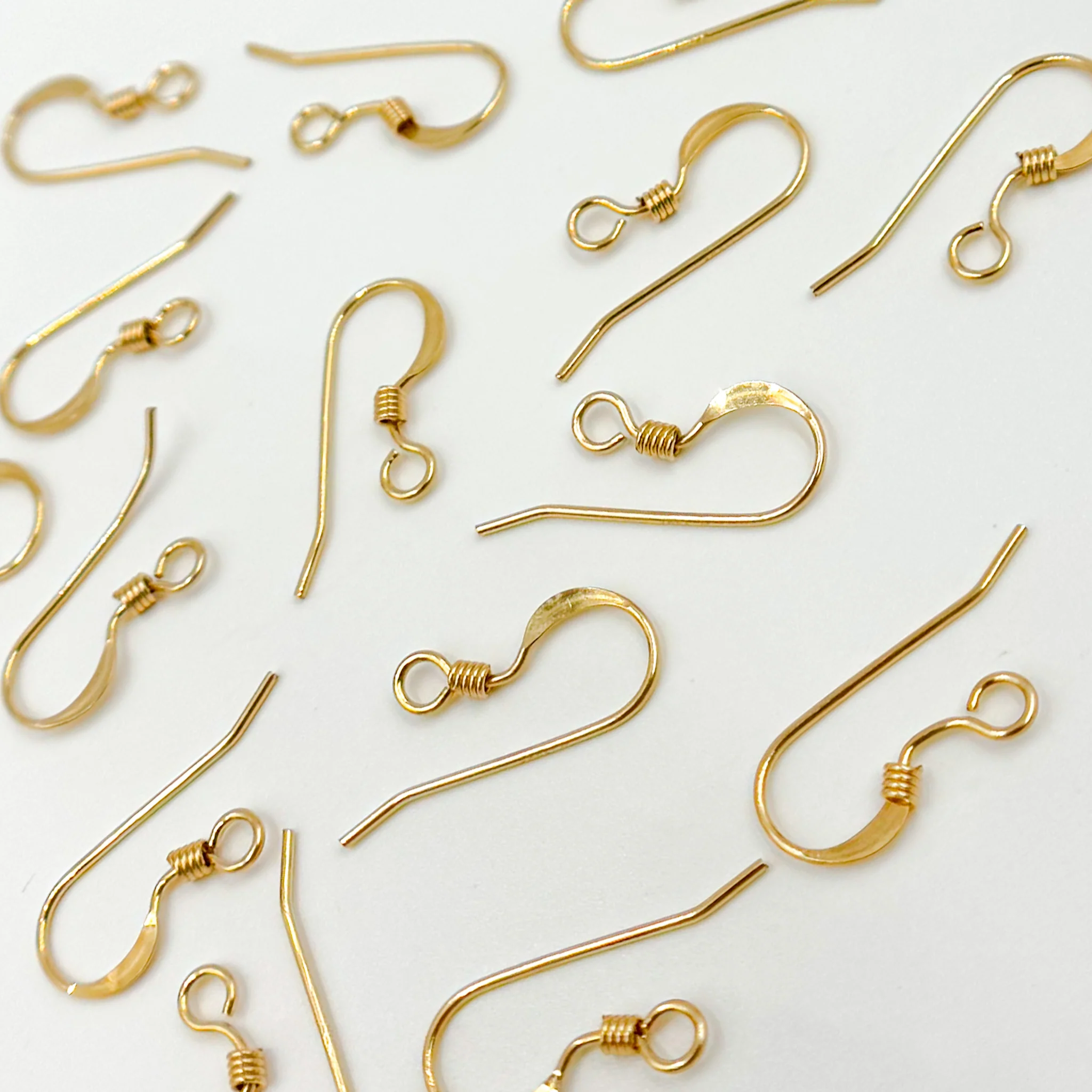 GFEW2. Gold-filled Ear Wire with Coil - Image 3