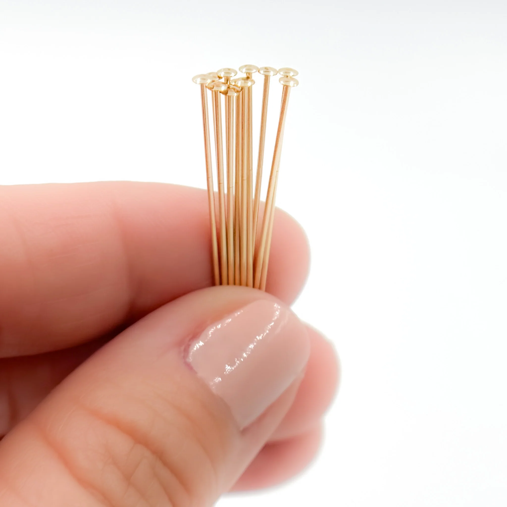 725C1.50. 22 Gauge Gold-filled Flat 1.5 Inch Headpin - Image 3