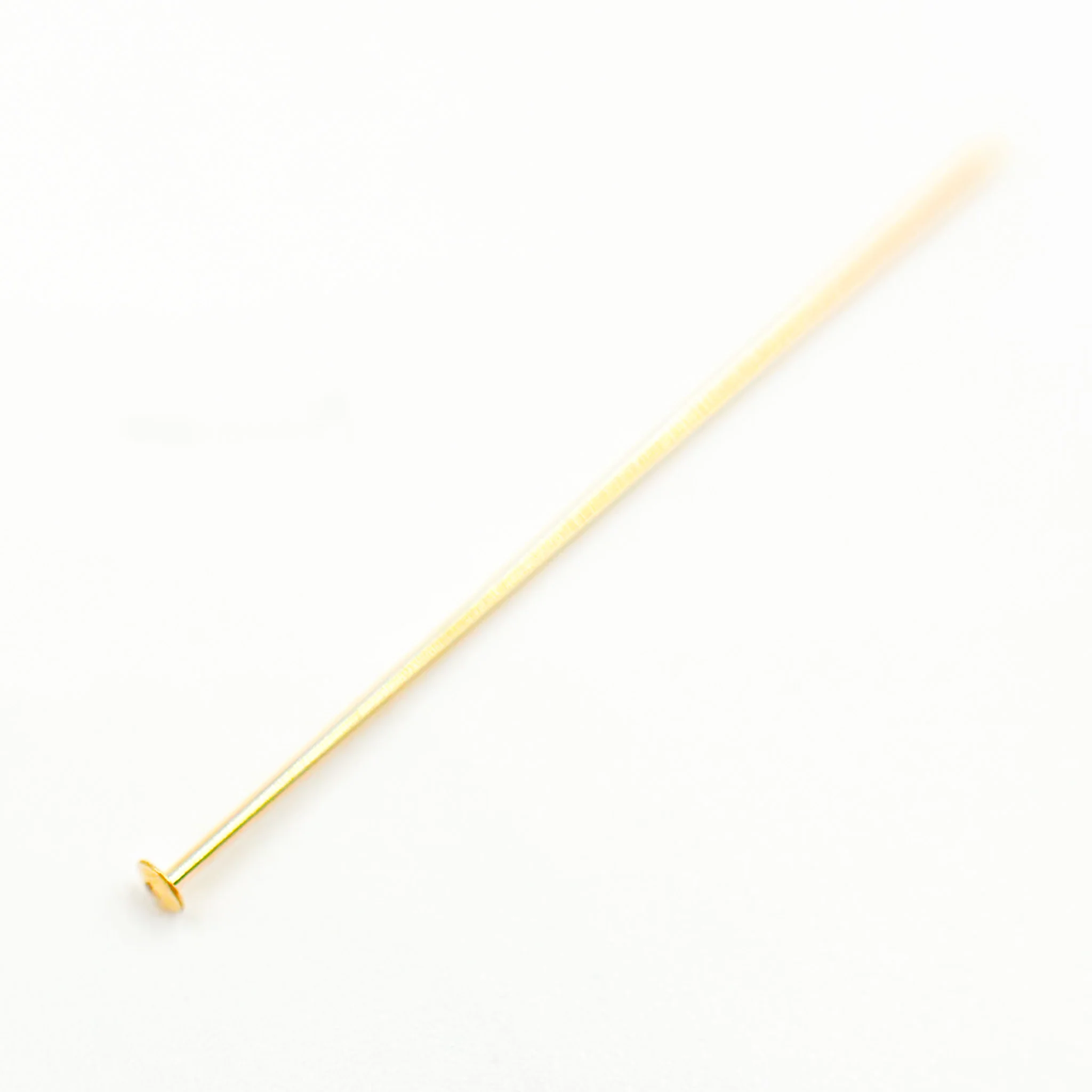 716C1.0. 26 Gauge Gold-filled Flat 1 Inch Headpin - Image 4