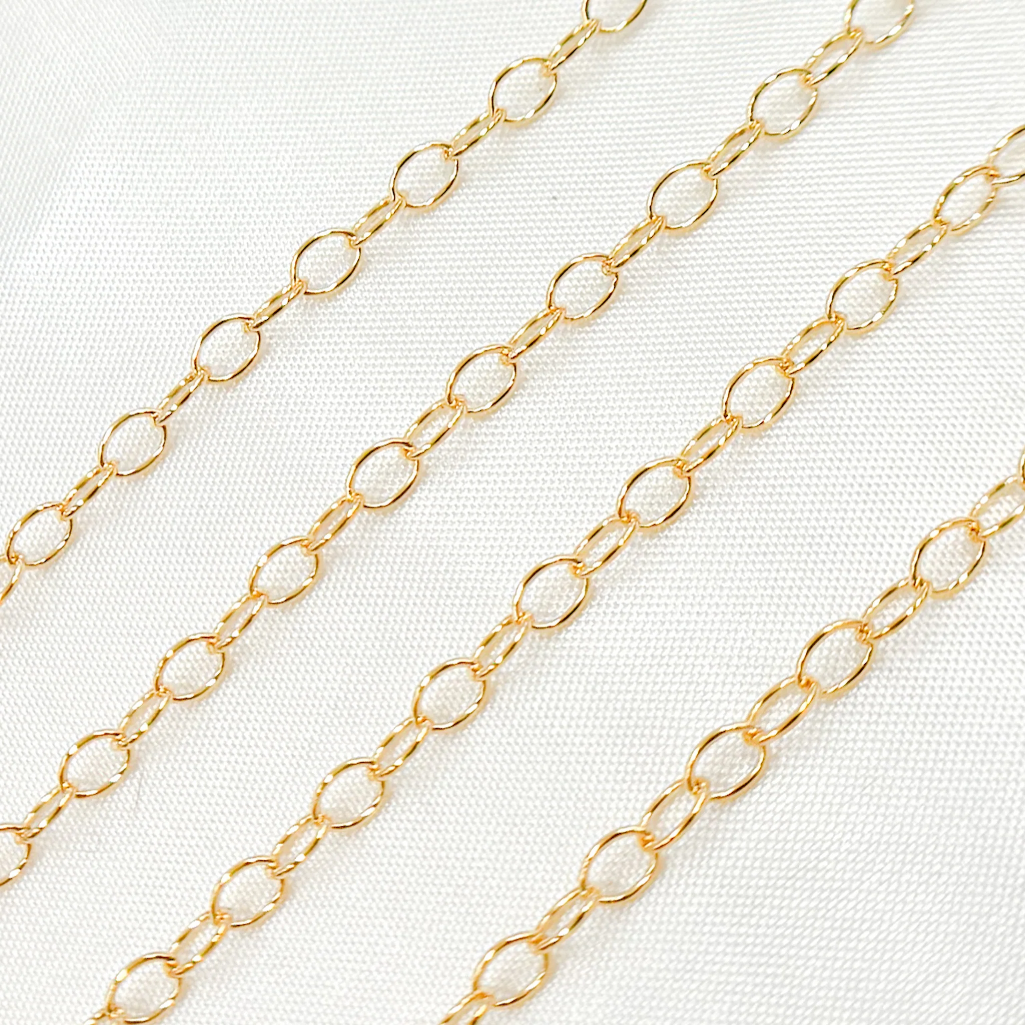 1808GF. 14K Gold-Filled Smooth Cable Chain - Image 4