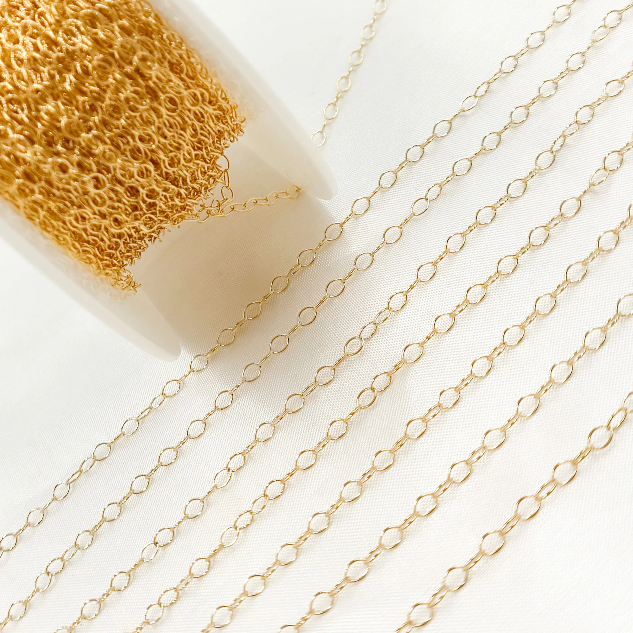 1310GF. 14K Gold Filled Smooth Cable Chain - Image 6