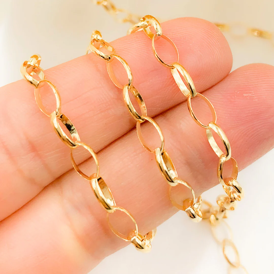 606GF. 14K Gold Filled Oval Link Chain