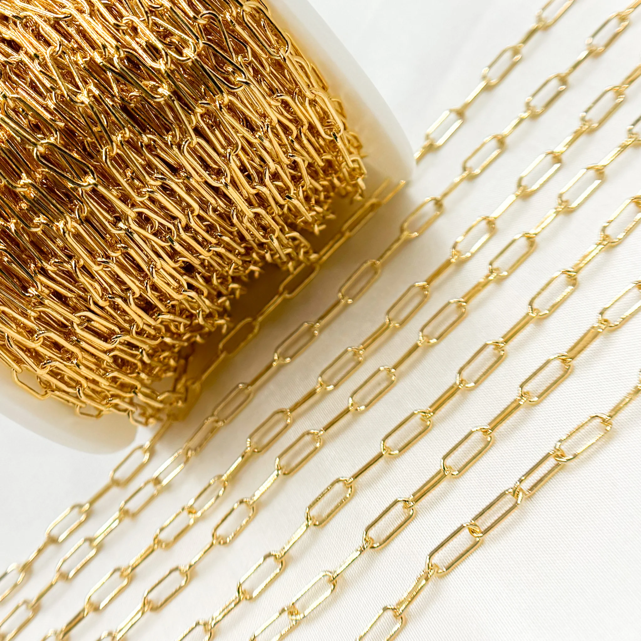 2903GF. Gold Filled Paperclip Link Chain - Image 4