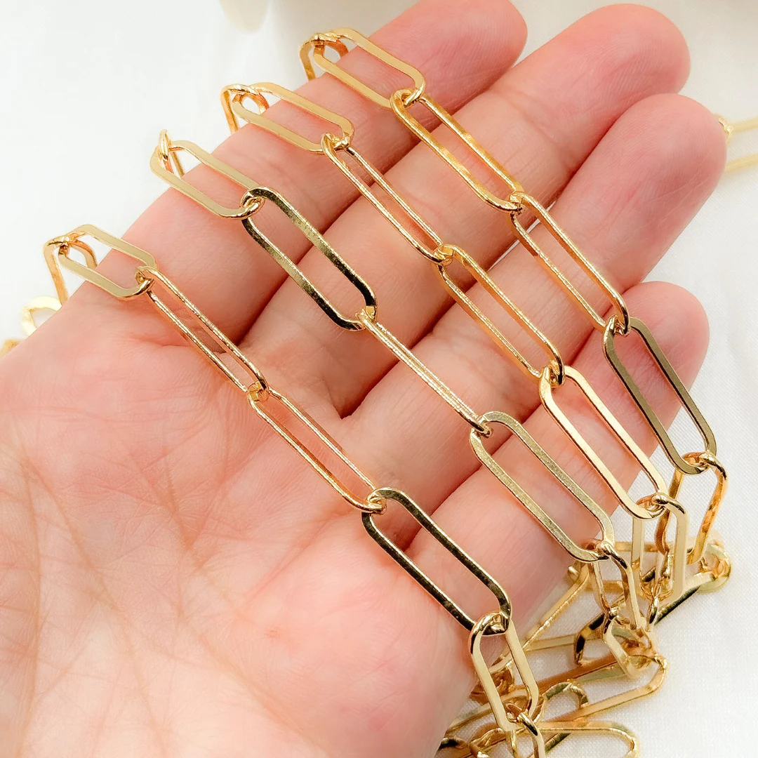 4701FGF. 14K Gold Filled Paperclip Chain - Image 4