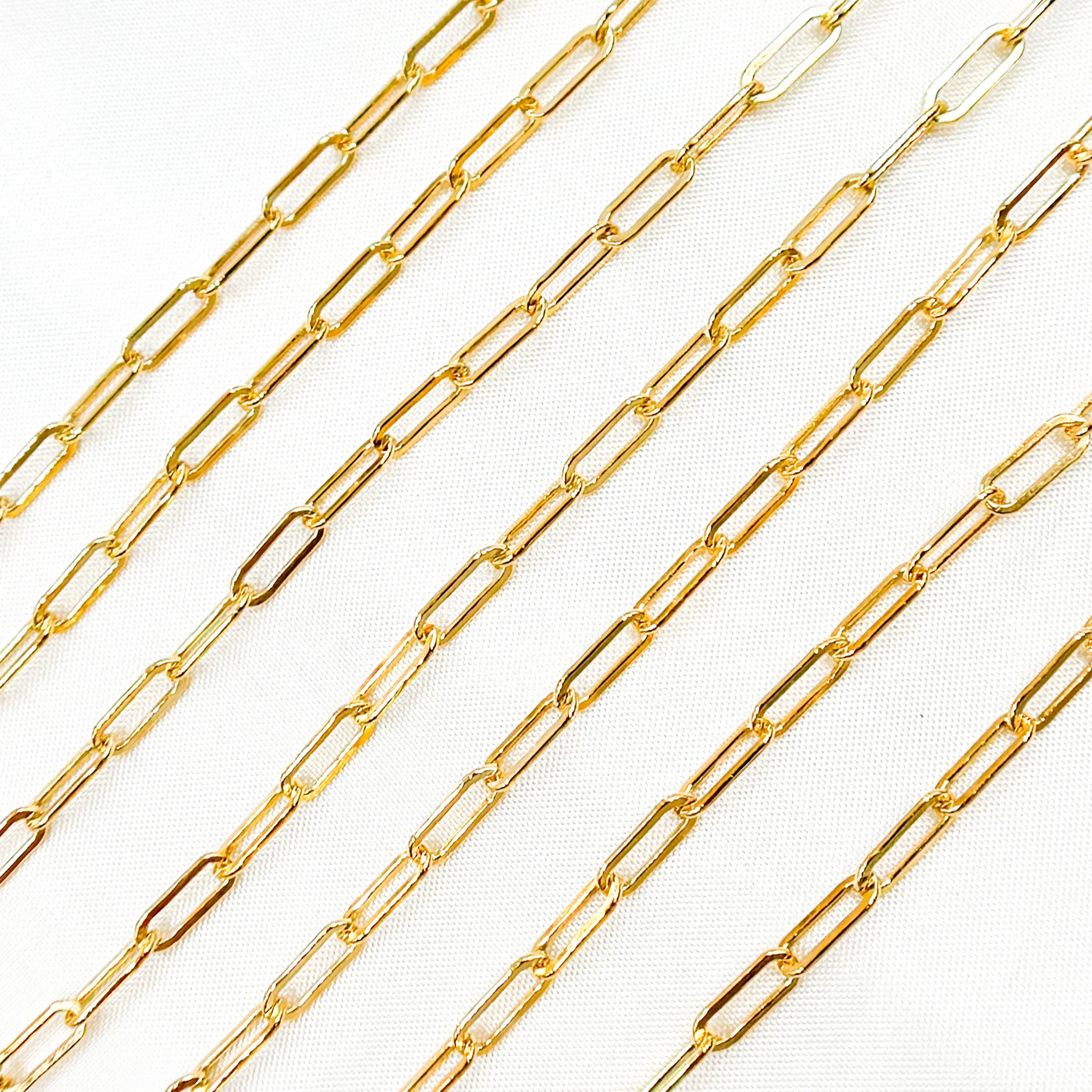2903FGF. 14K Gold Filled Flat Paperclip Chain - Image 5