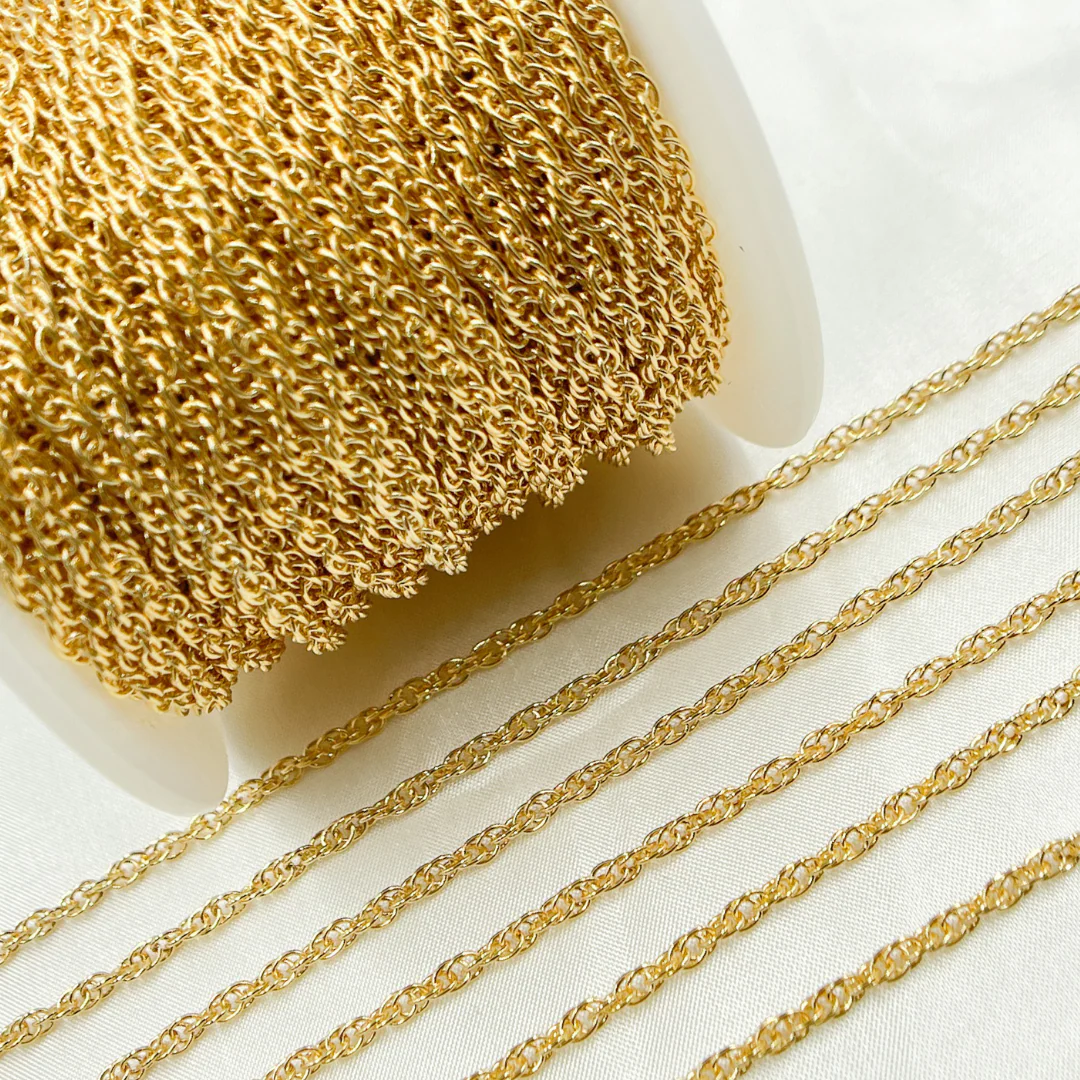 020RGF. 14k Gold Filled Rope Chain - Image 4