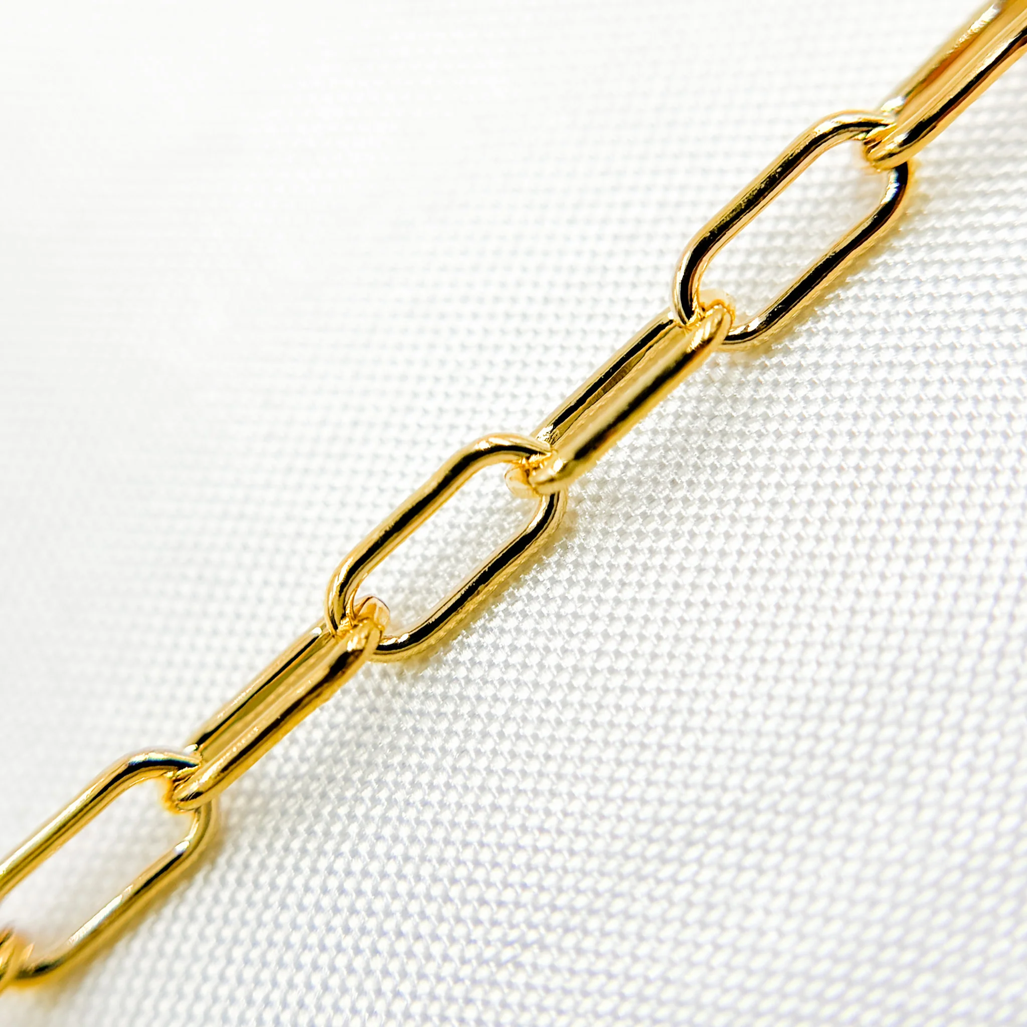 2505GFNecklace. 14K Gold-Filled Smooth Paperclip Finished Necklace - Image 4