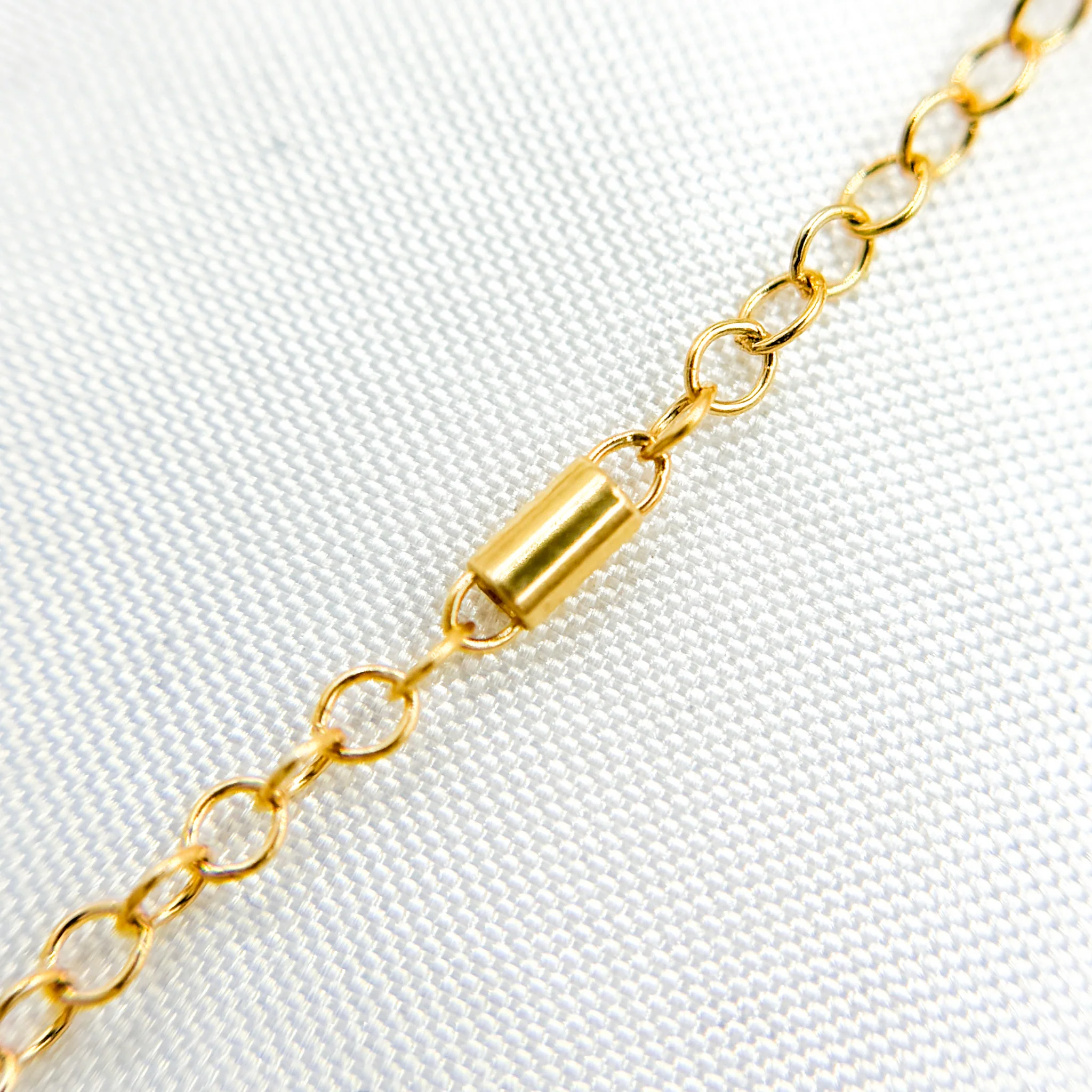 1203D2Necklace. 14K Gold-Filled Satellite Tube Finish Necklace - Image 5