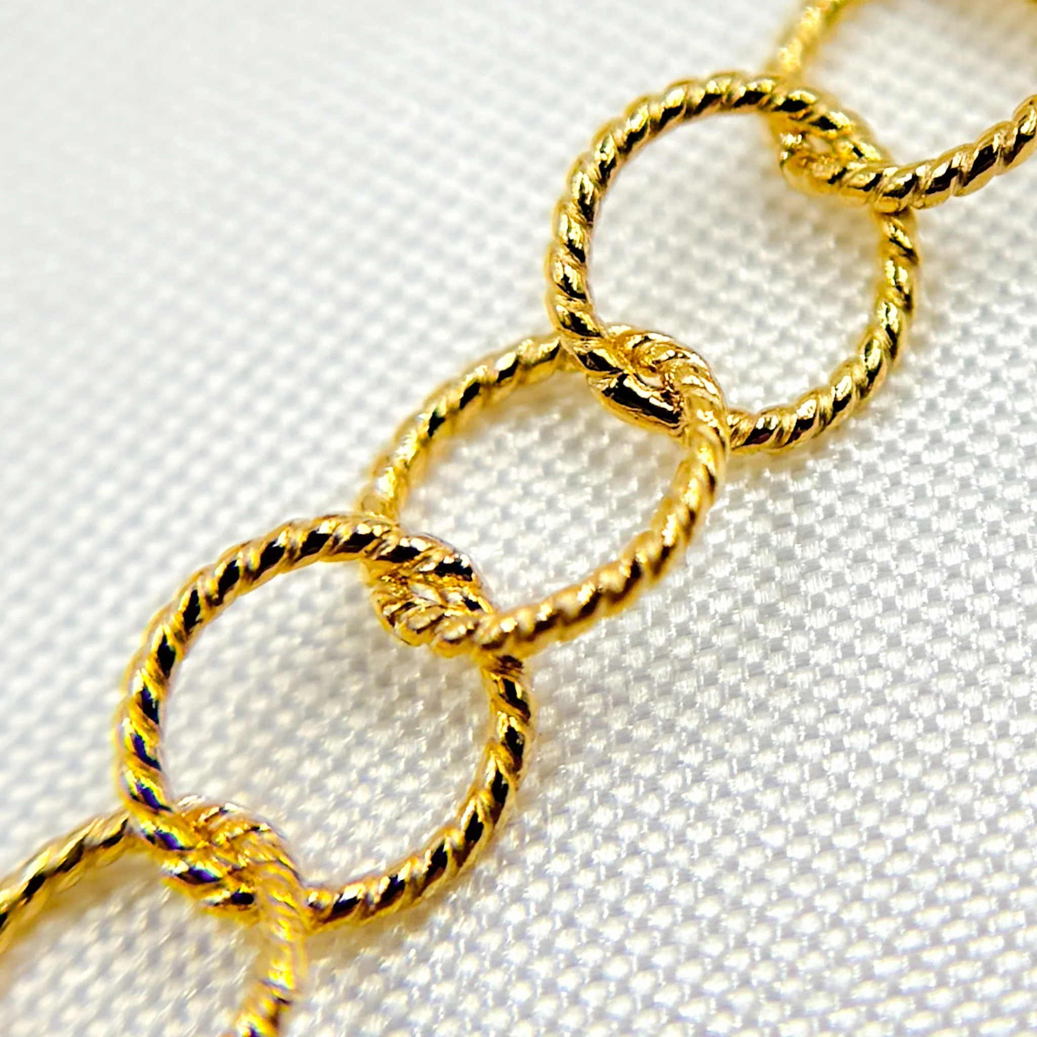 679TWGF. 14K Gold-Filled Twisted Round Link Chain - Image 3