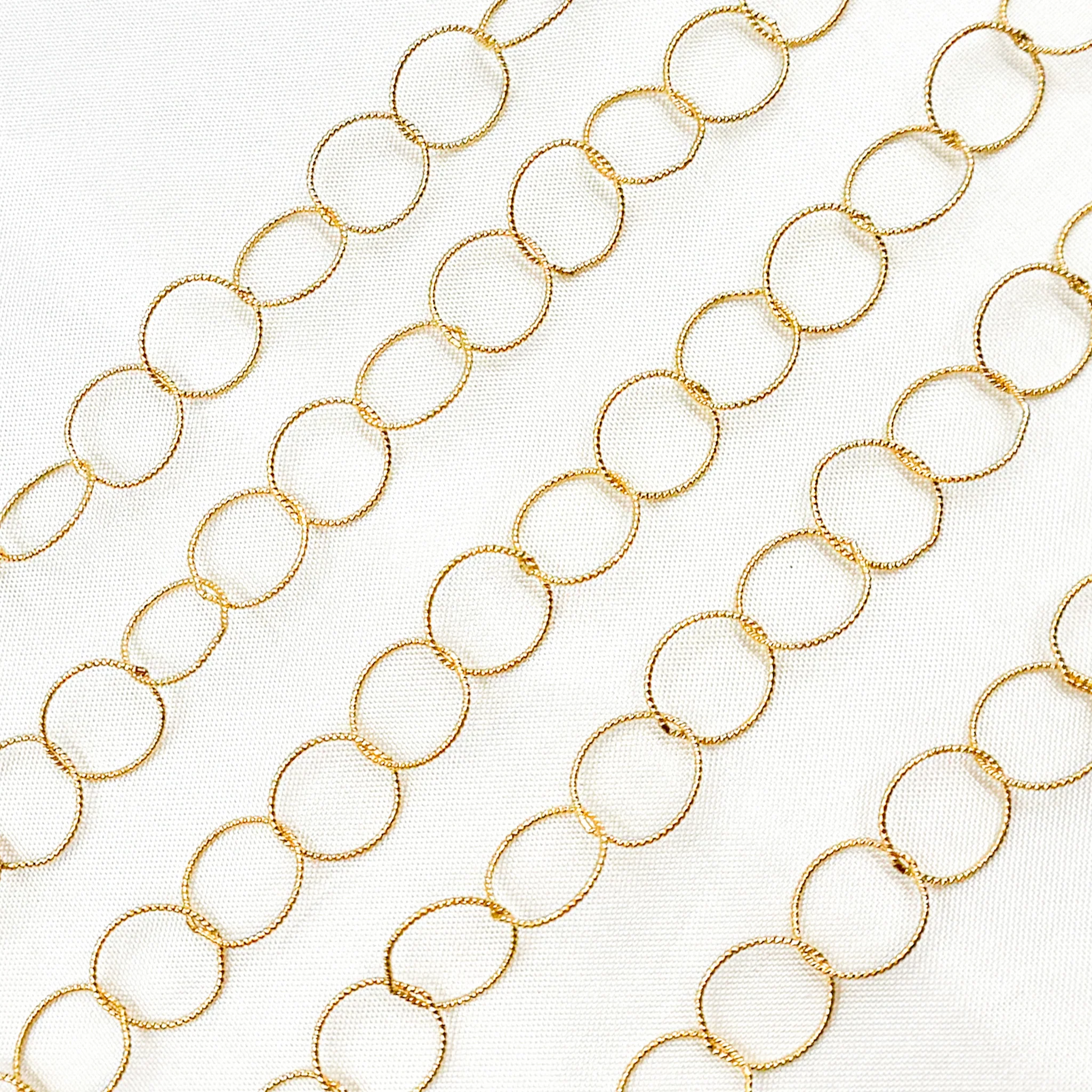 693TWGF. 14K Gold Filled Twisted Round Link Chain - Image 2