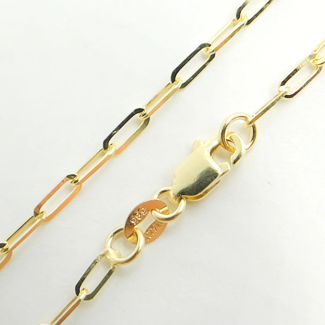 060FVACLL3. 14K Solid Gold Paperclip Chain - Image 3