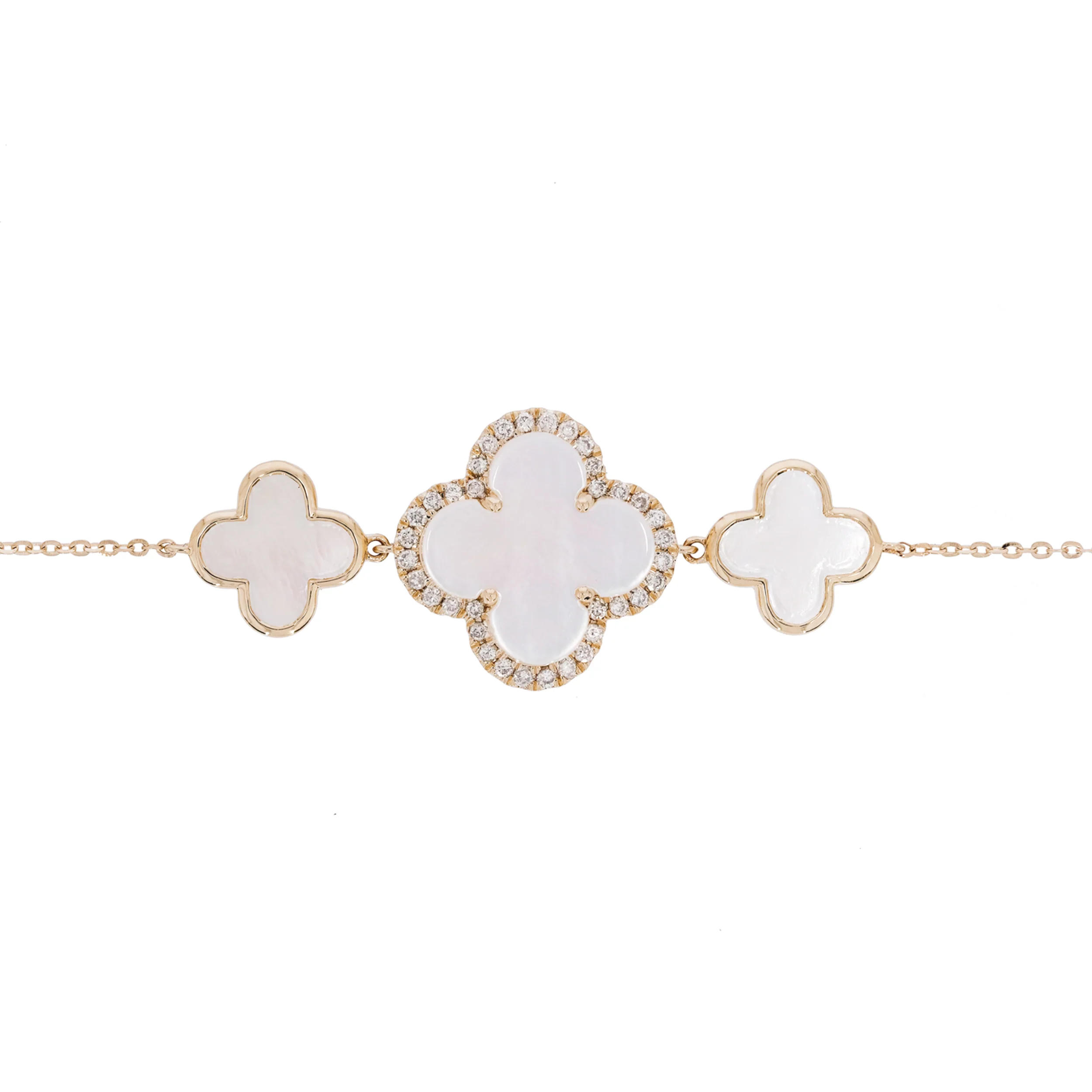BFE60919PL. 14K Solid Gold Diamond and Gemstone Bracelet - Image 3