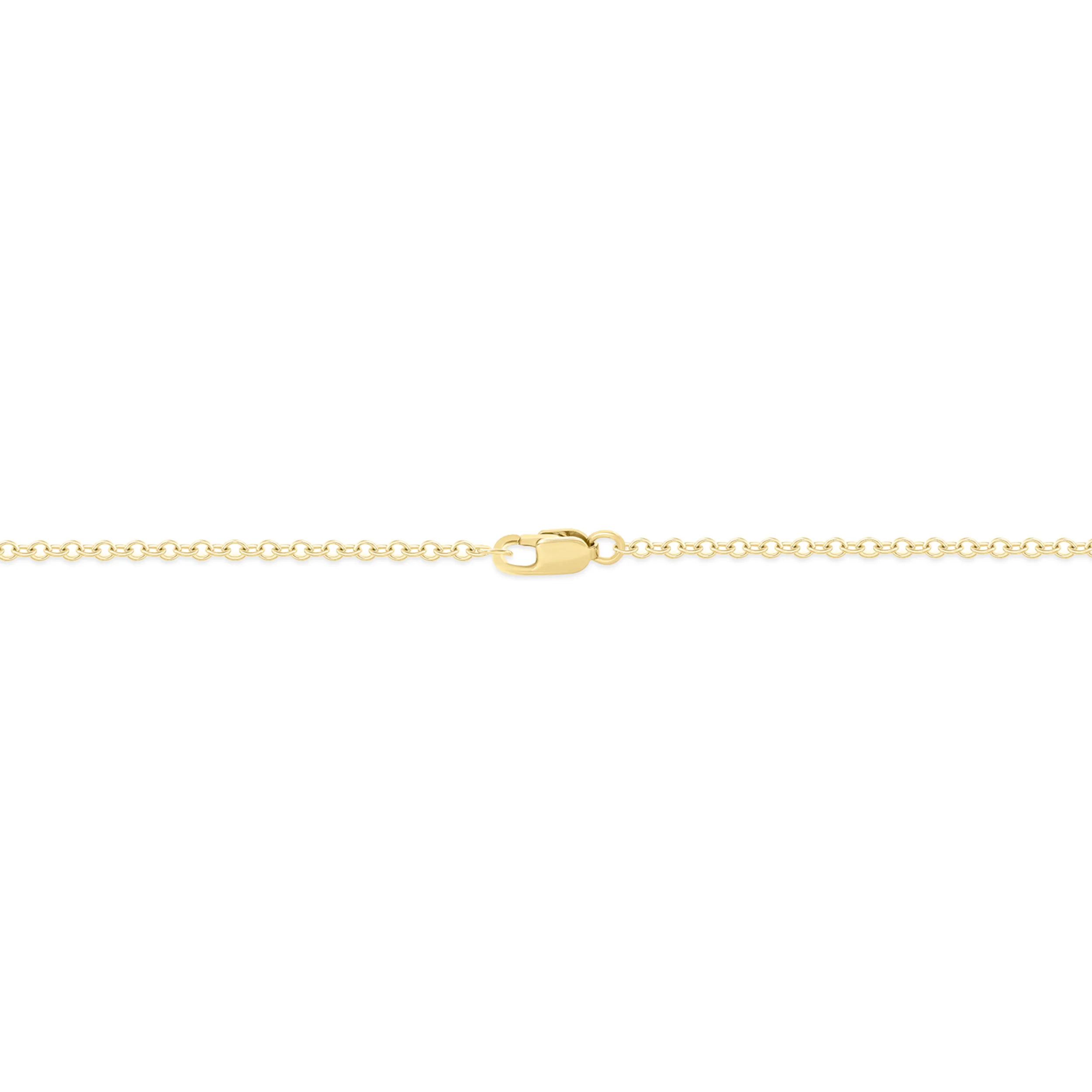 NFF71820PL. 14K Solid Gold Diamond and Gemstone Necklace - Image 3