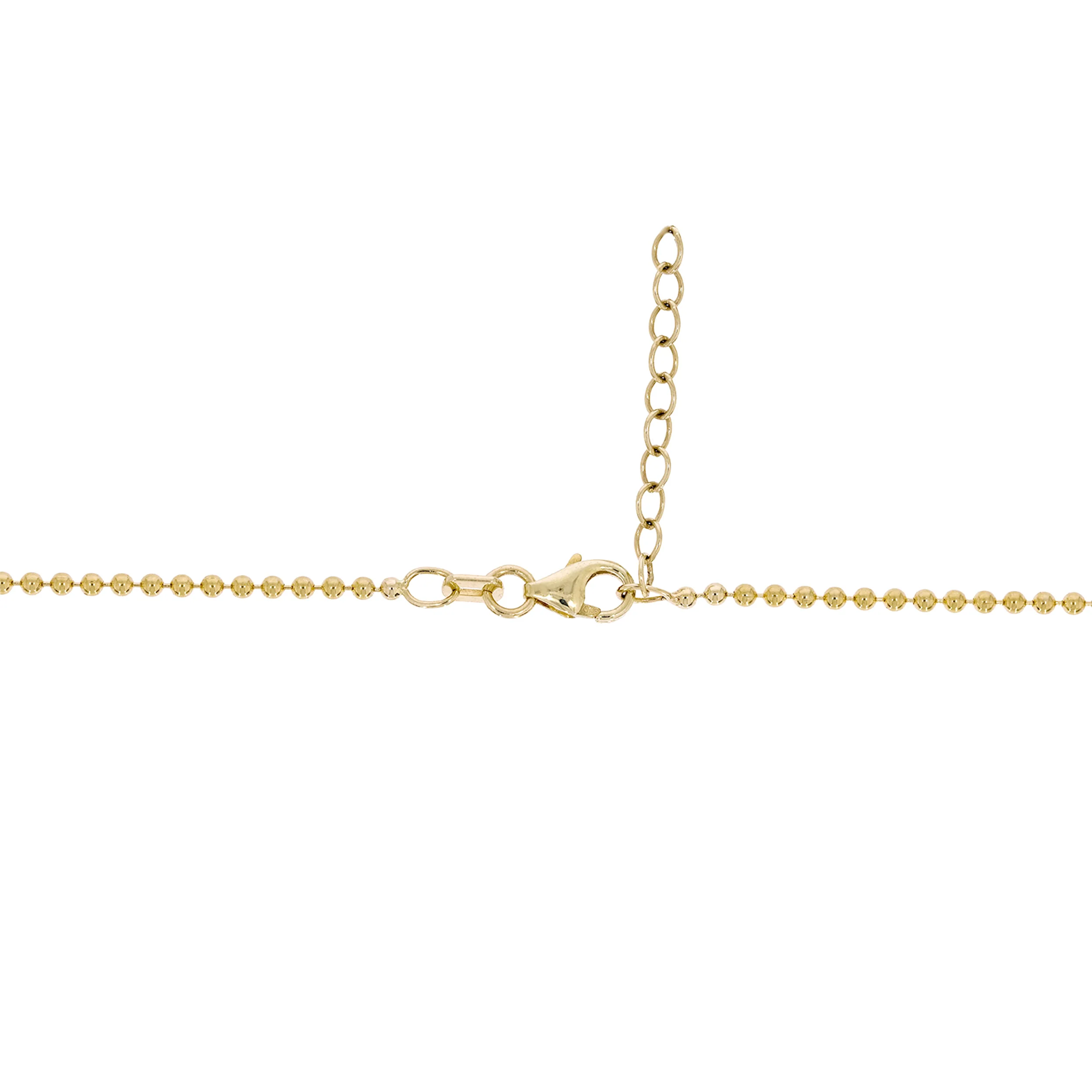 NFN71705. 14K Solid Gold Diamond and Gemstone Necklace - Image 5