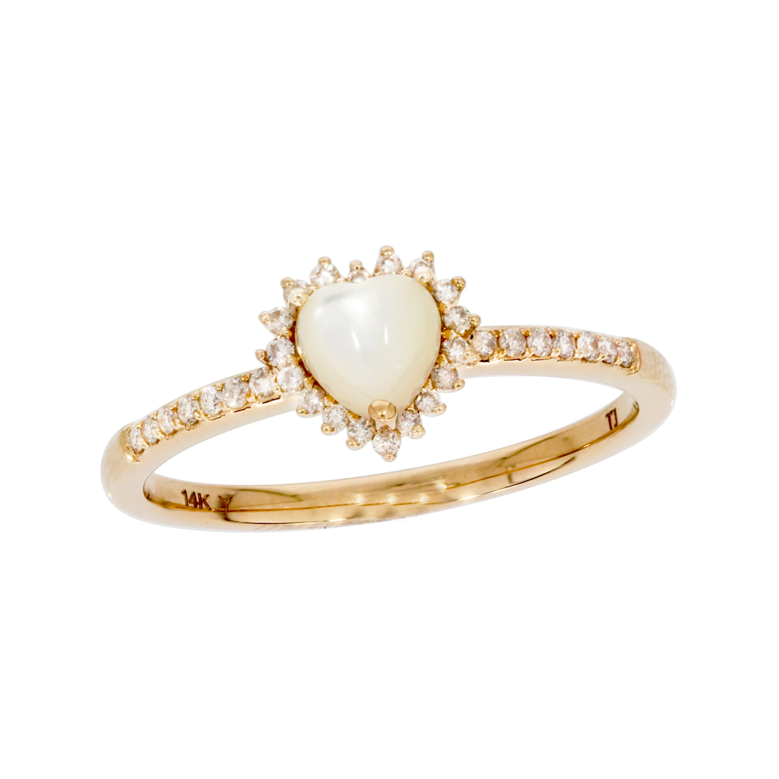 RFC18423PL. 14K Solid Gold Diamond and Gemstone Ring