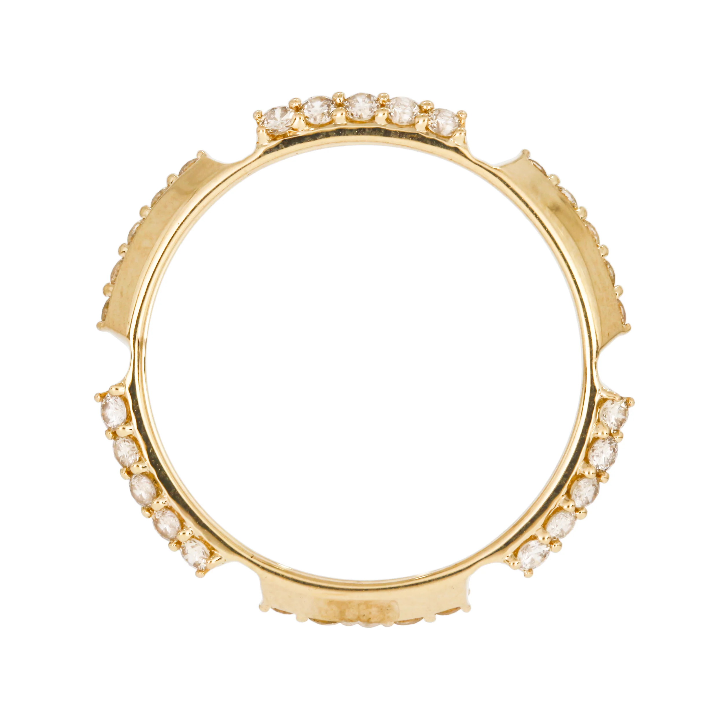 RAG01825. 14K Solid Gold Diamond Ring - Image 4