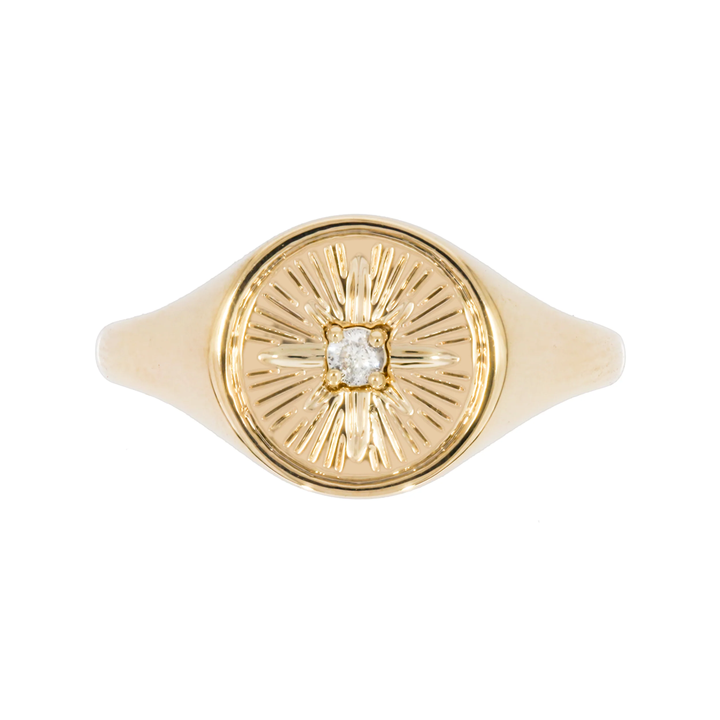 RFA18434. 14K Solid Gold Diamond Ring - Image 2