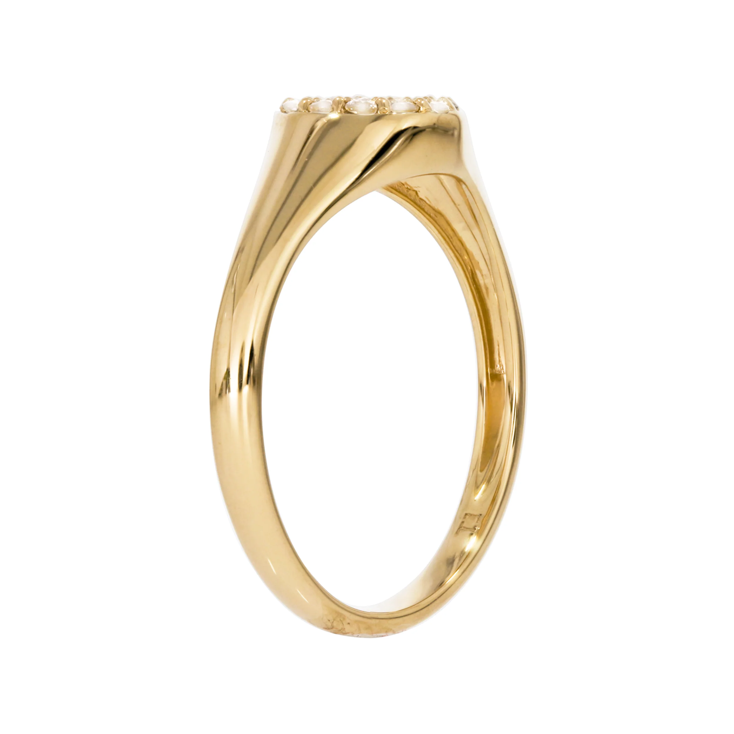 14K Solid Gold Diamond Ring. RFE18435 - Image 3