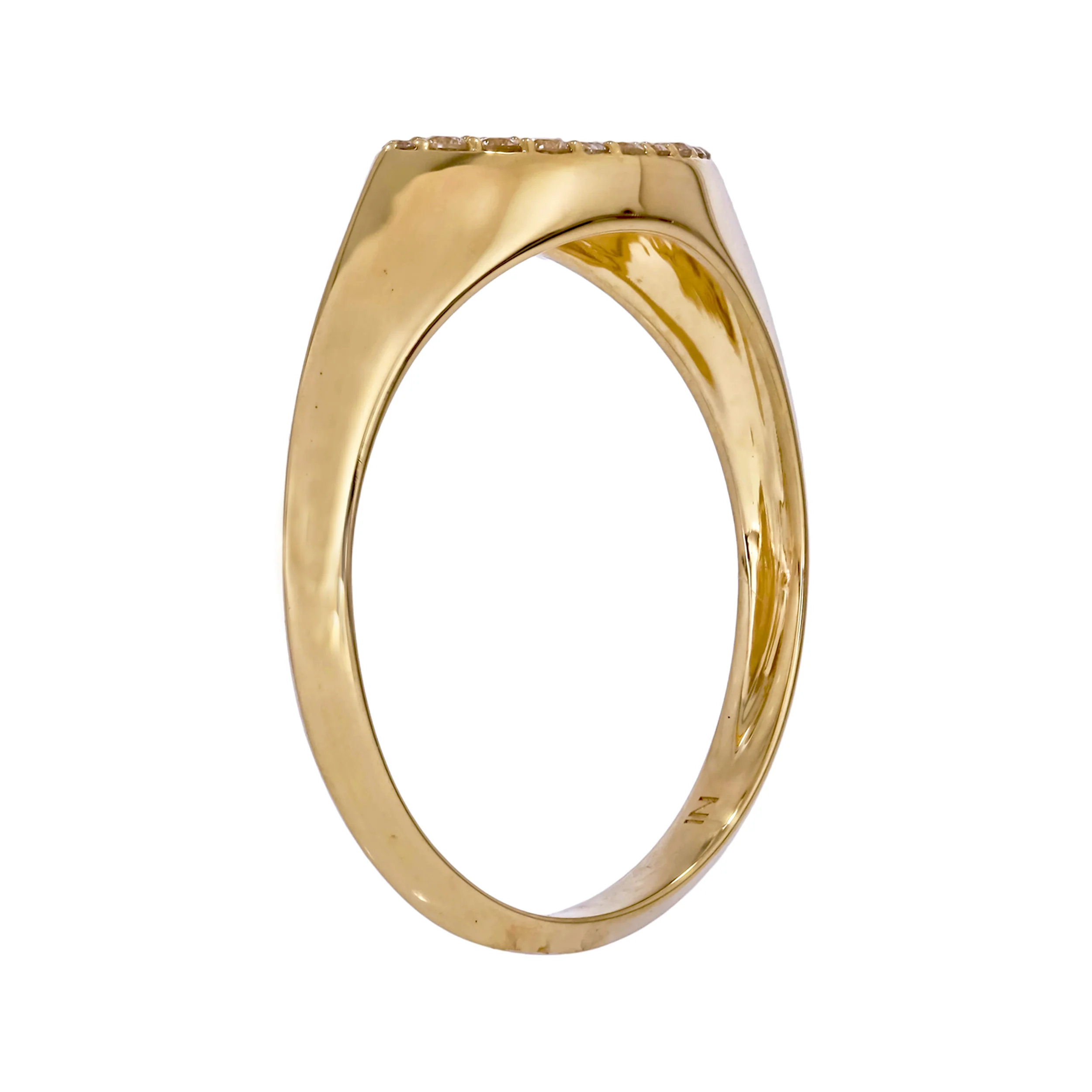 RFE18466. 14K Solid Gold Diamond Ring - Image 3