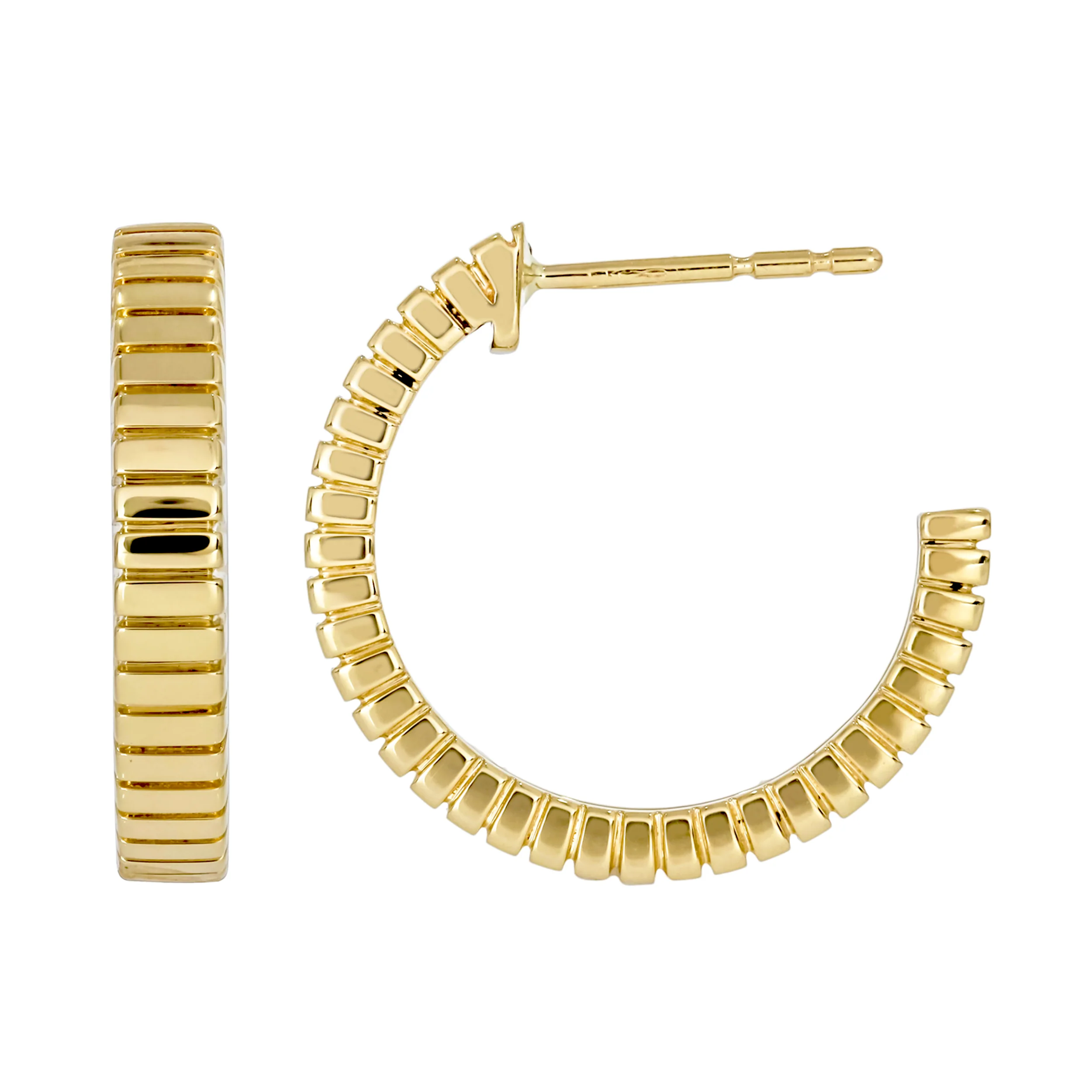 EFZ53130. 14k Solid Gold Earrings - Image 3