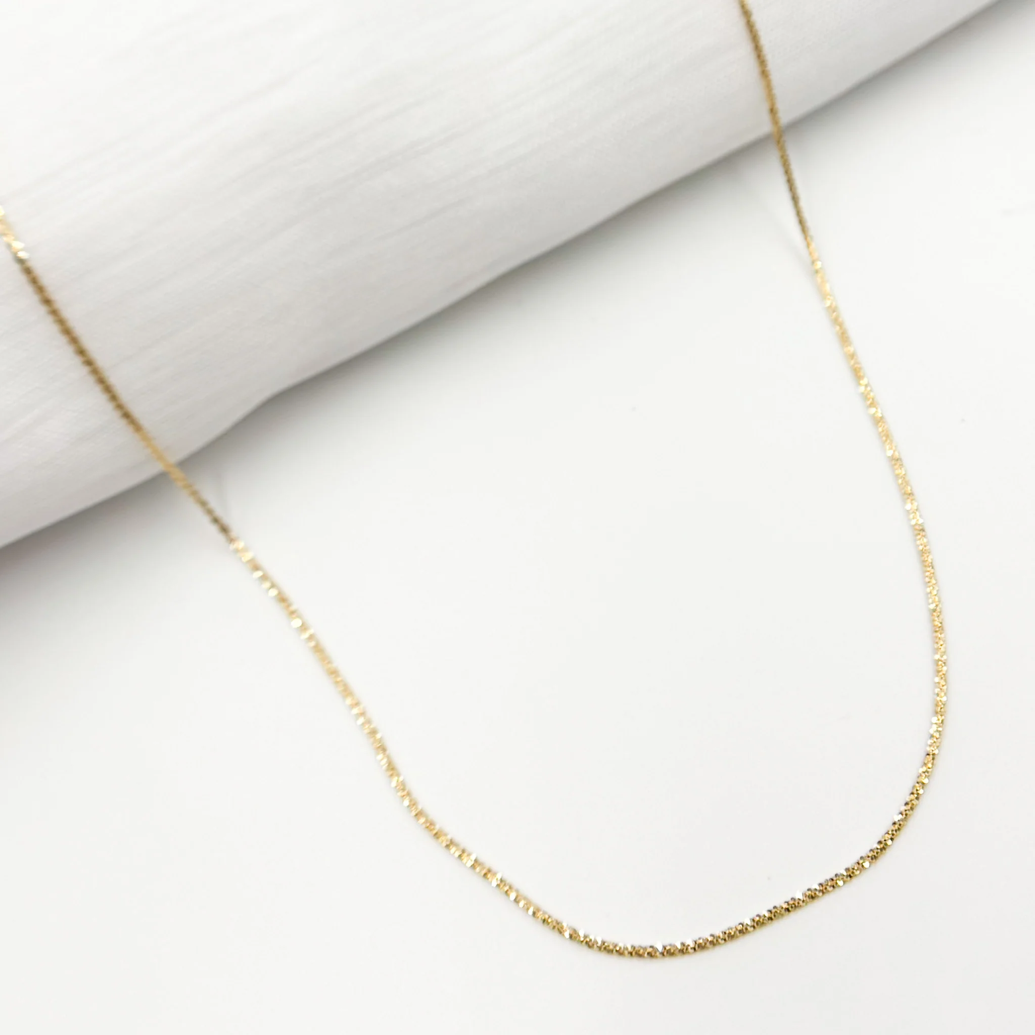 021RNBFR0. 14K Solid Gold Margarita Chain - Image 4