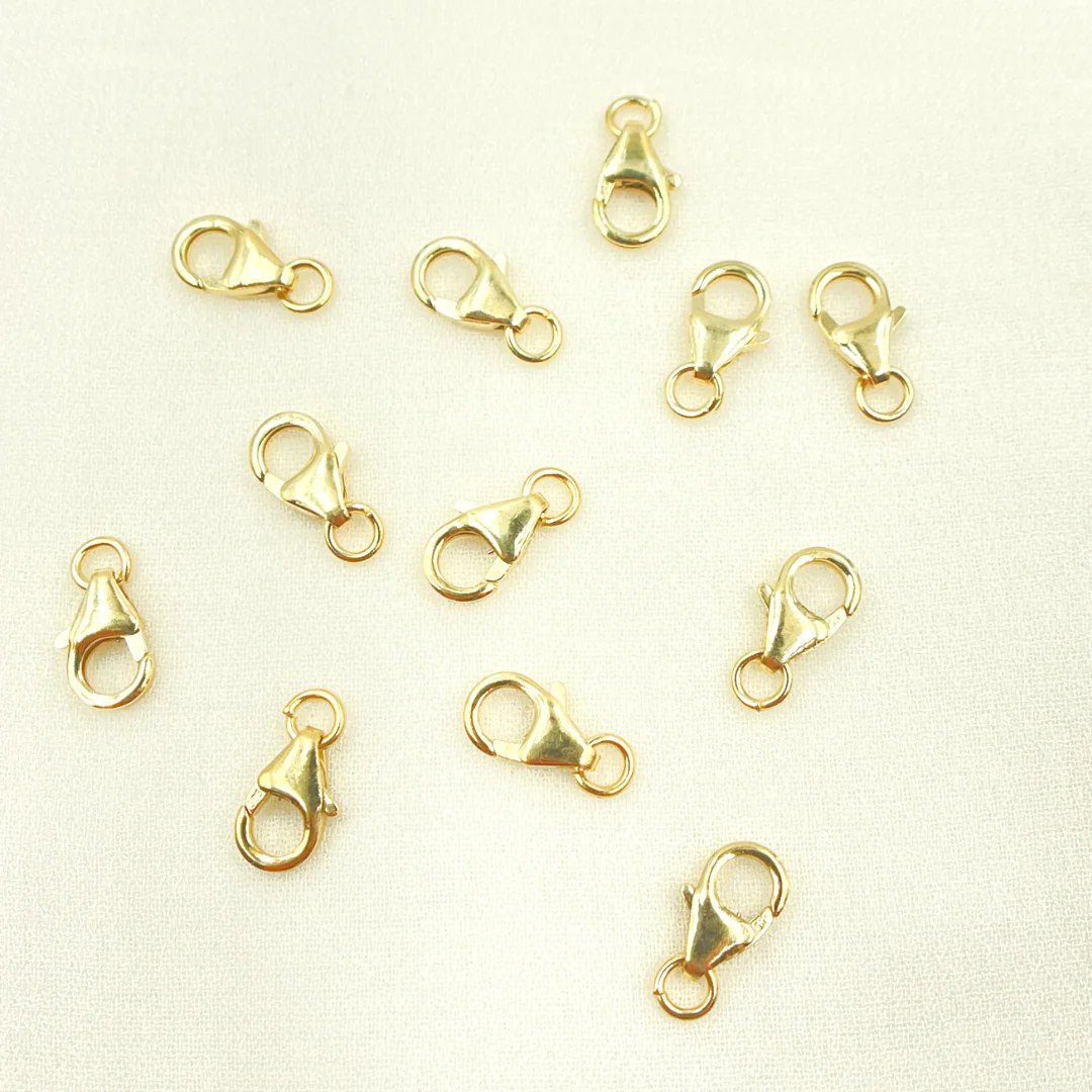 0014TC2WR14KY. 14K Solid Gold Trigger Clasp 10mm - Image 3