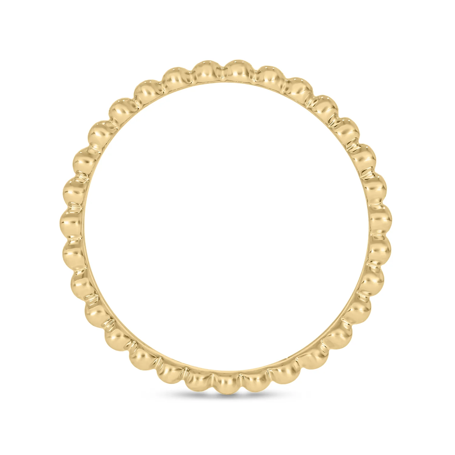 RAZ01410. 14K Solid Yellow Gold Bars Ring - Image 4
