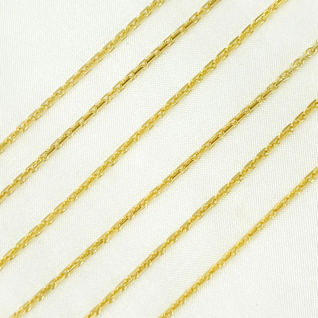 060R04CLH5byFt. 14k Solid Yellow Gold Box Link chain by Foot - Image 3