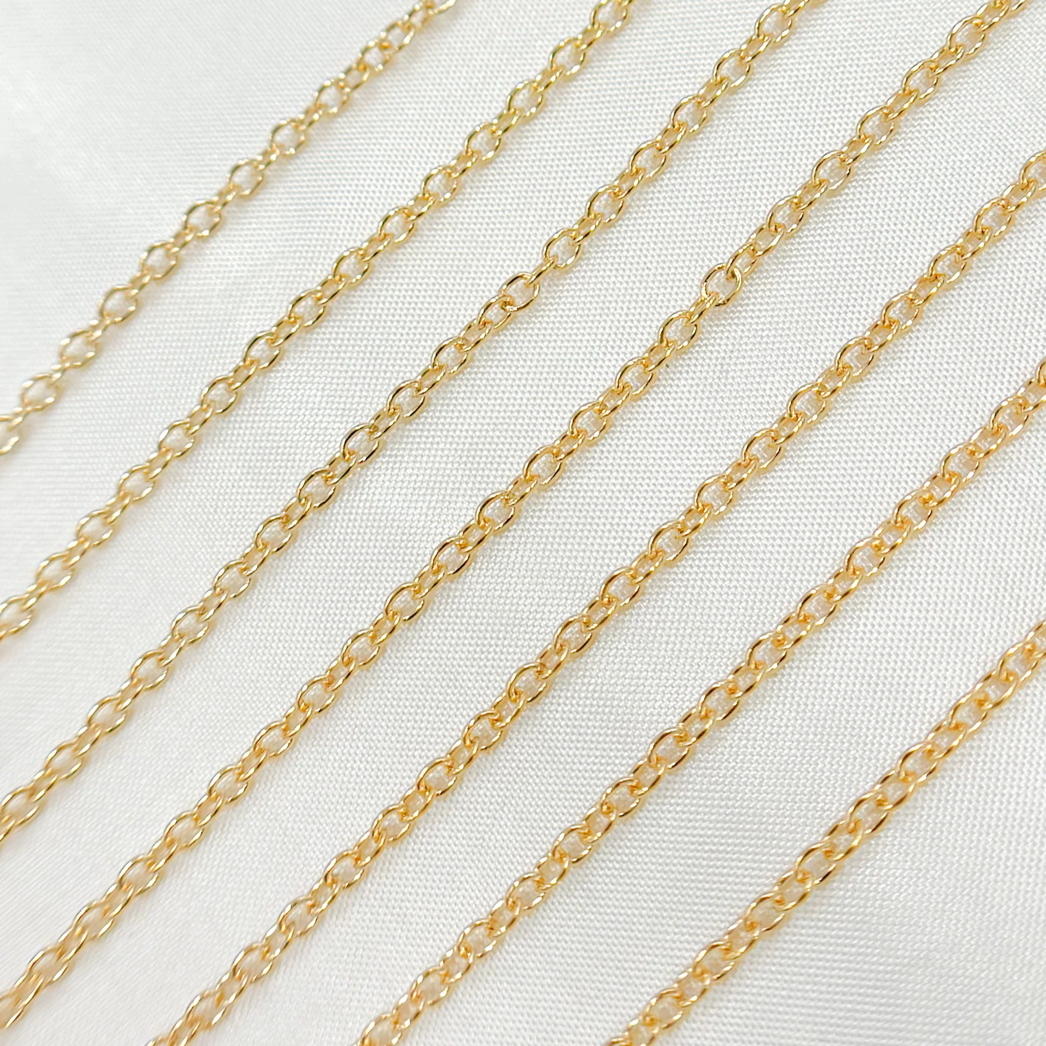 1916GF. 14K Gold Filled Cable Chain - Image 2