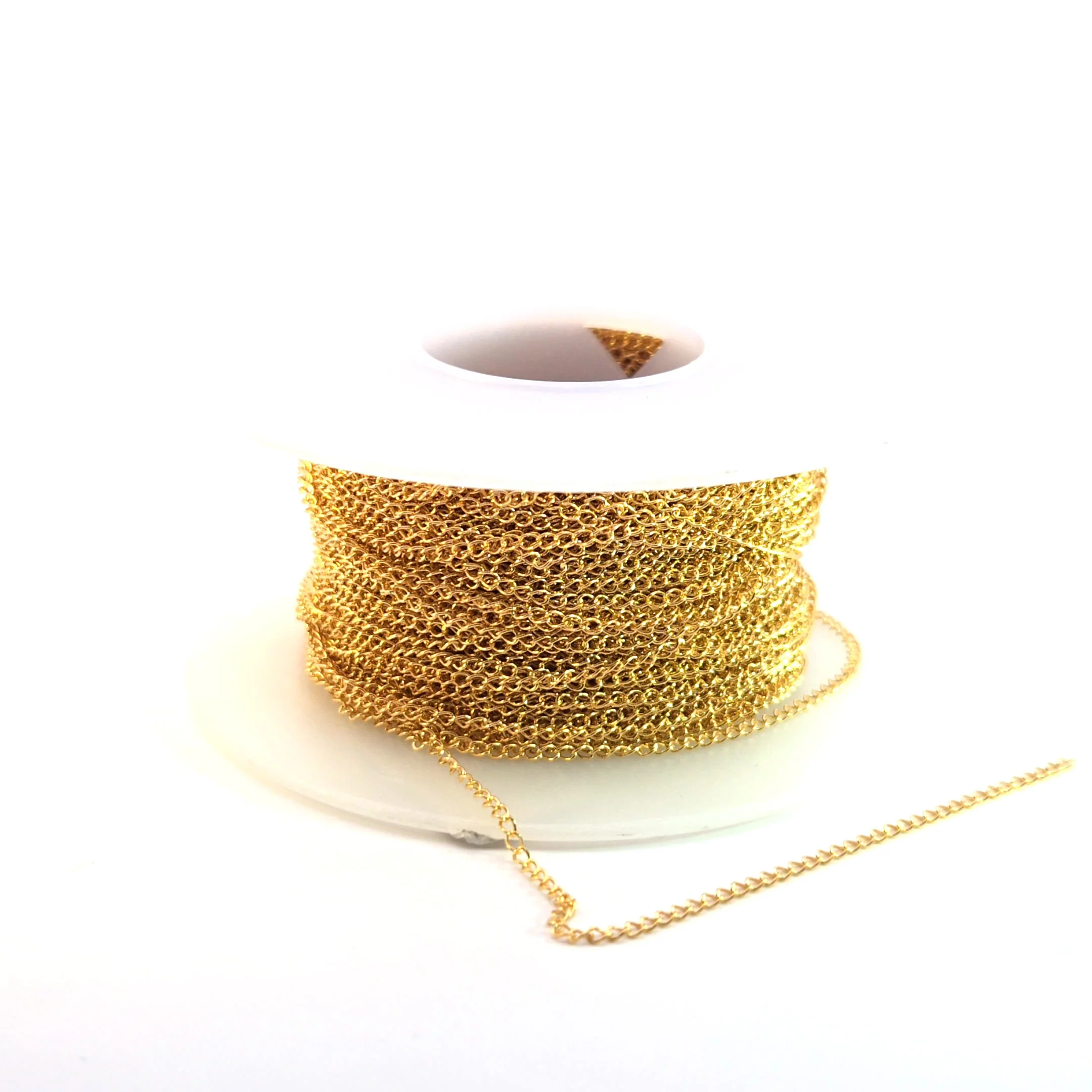 V206GF. 14k Yellow Gold Filled Cable Chain - Image 6