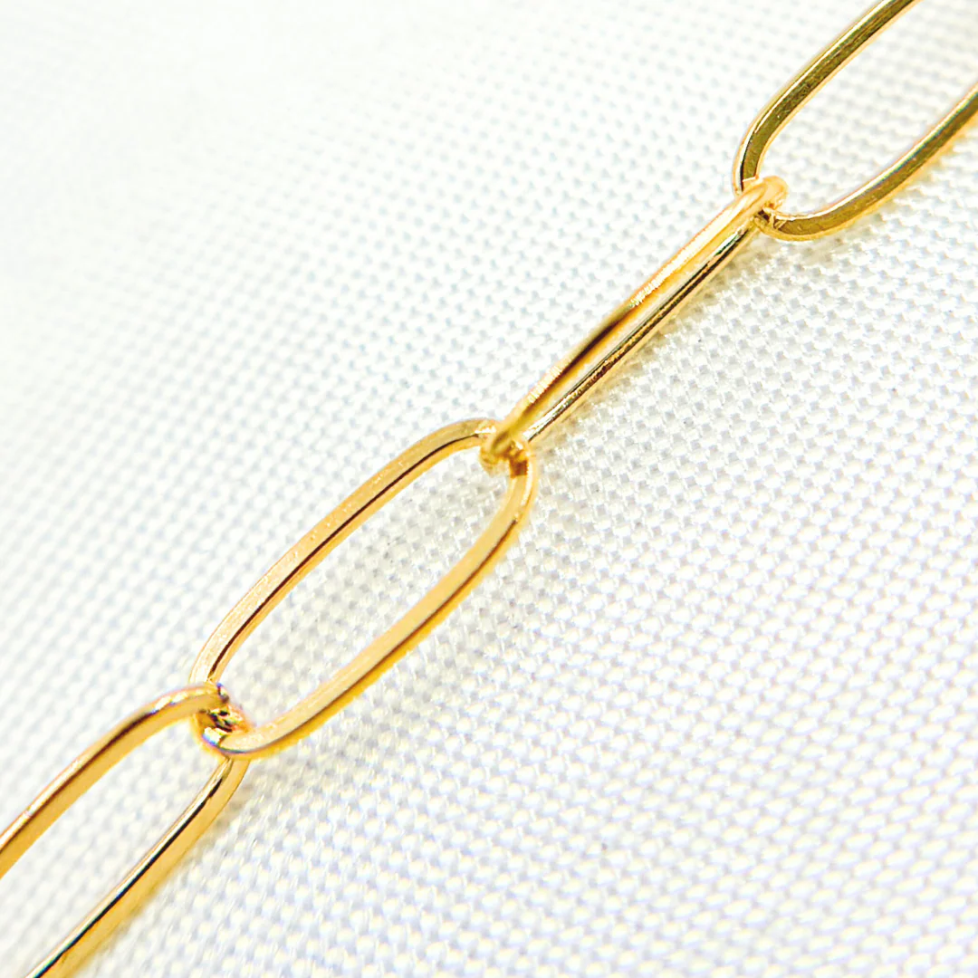 2104FGF. 14k Gold Filled Flat Paperclip Chain - Image 3