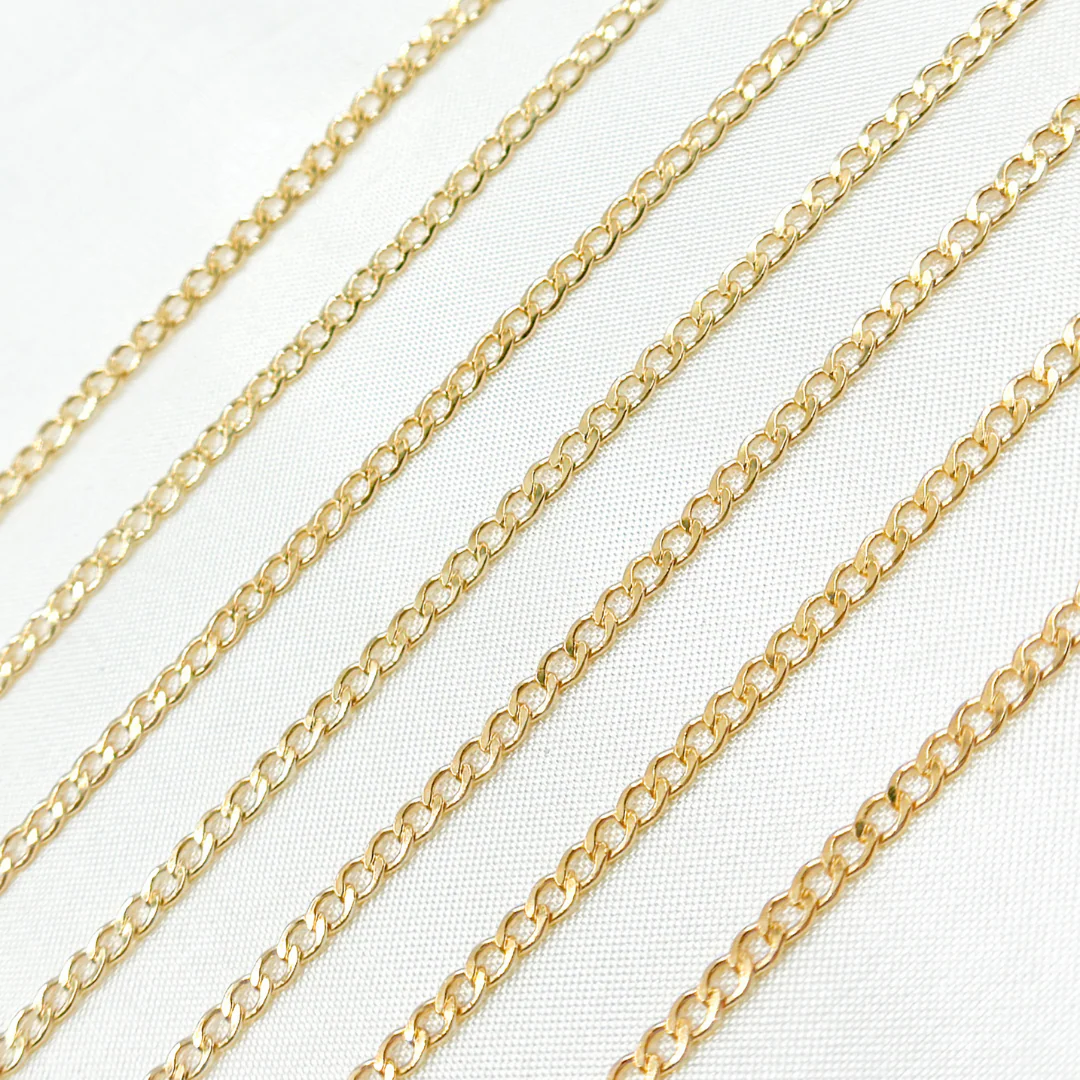 2214CHRGF. 14k Gold Filled Curb Chain - Image 2