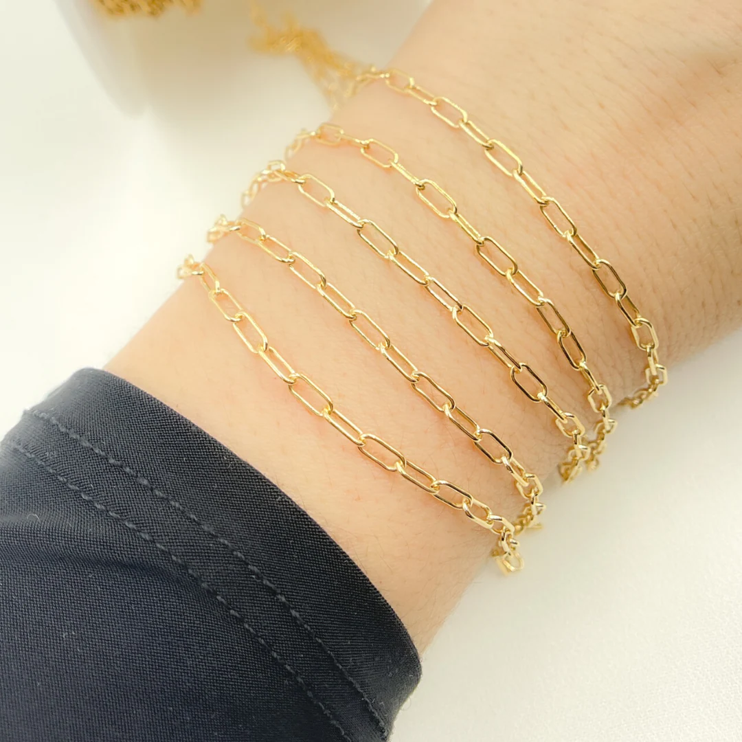 2505GF. 14k Gold Filled Paperclip Chain - Image 2