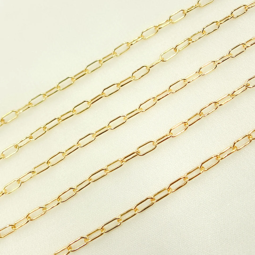 2505GF. 14k Gold Filled Paperclip Chain - Image 4