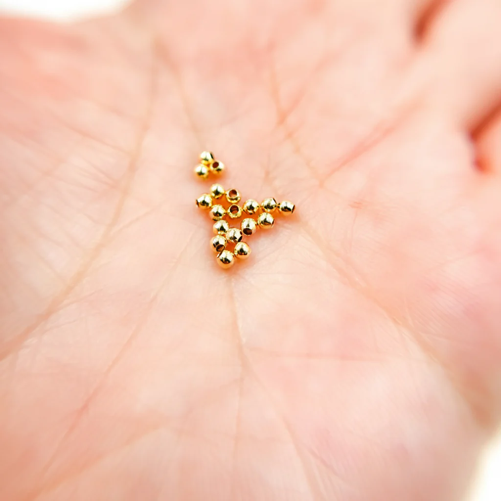 2925SB20H09. 2MM Gold Filled Seamless Beads - Image 3