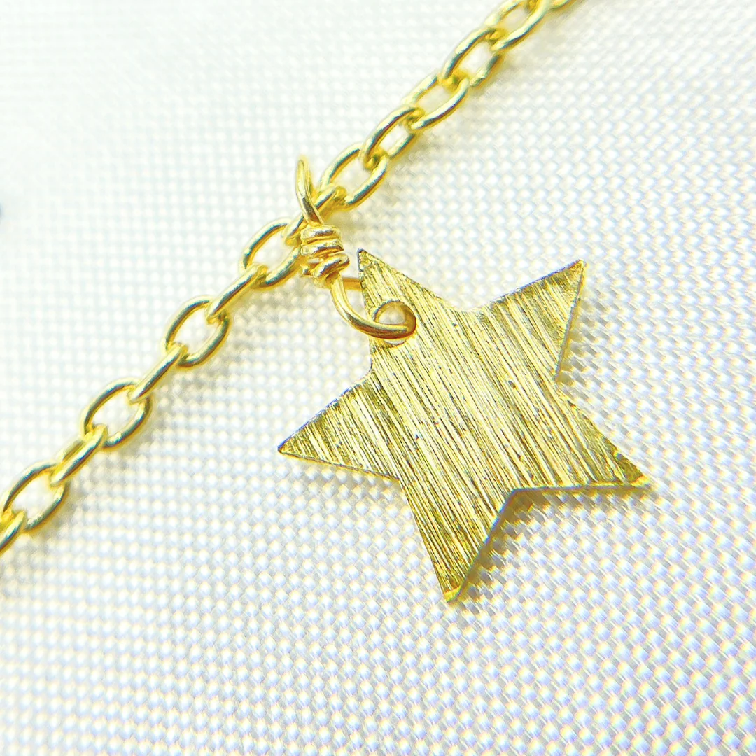 305ST. Star Shape Dangle Wire Chain - Image 3