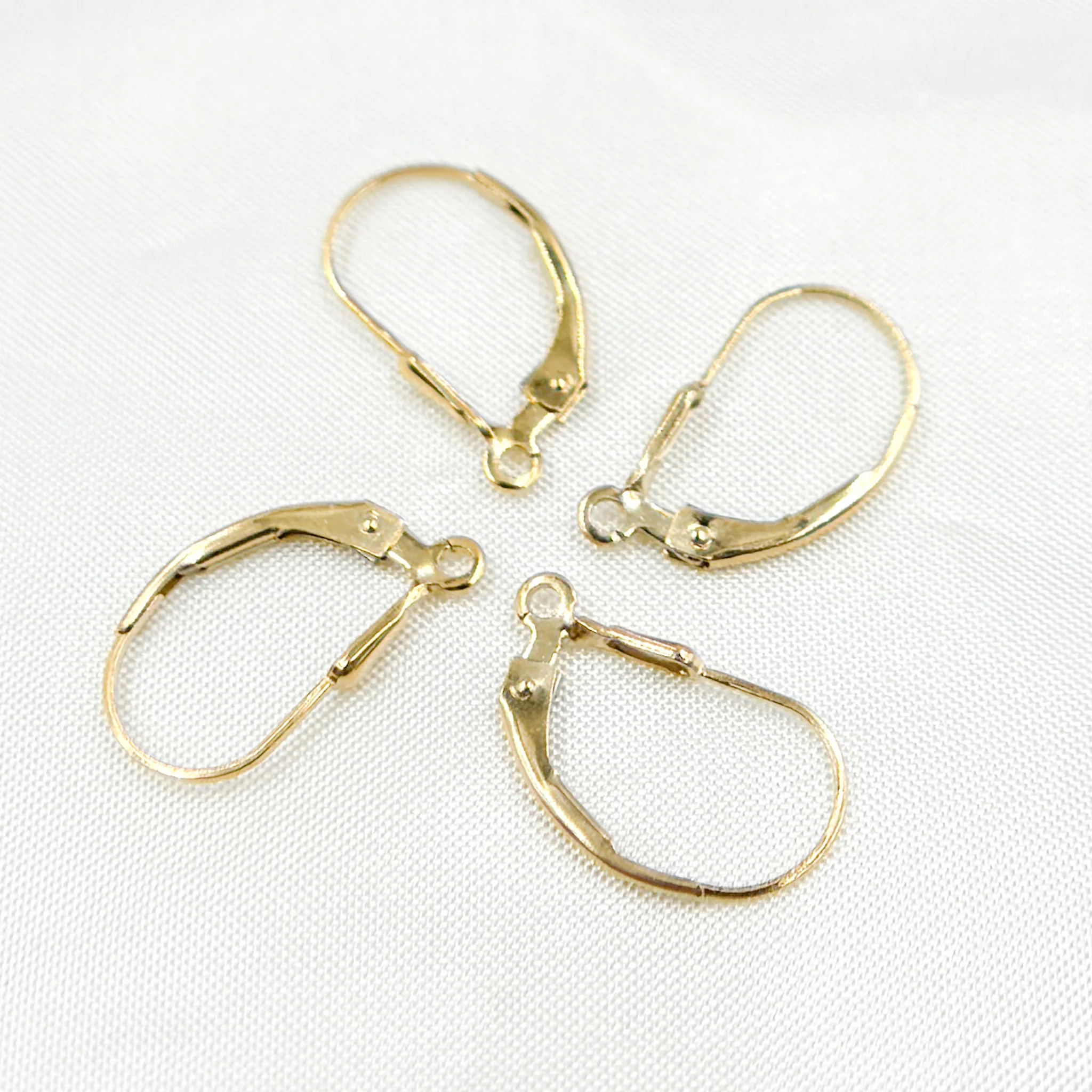 4007080GF. Gold Filled Drop Leverback with Ring - Image 4