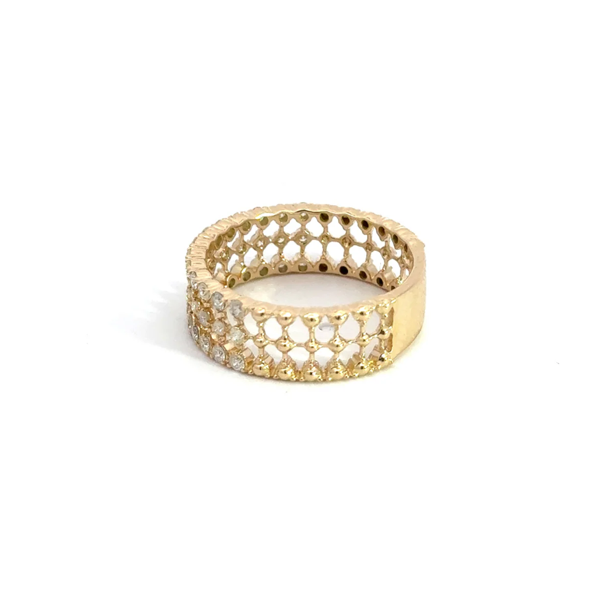 RN129212. 14k Solid Gold Diamond Band Ring - Image 6
