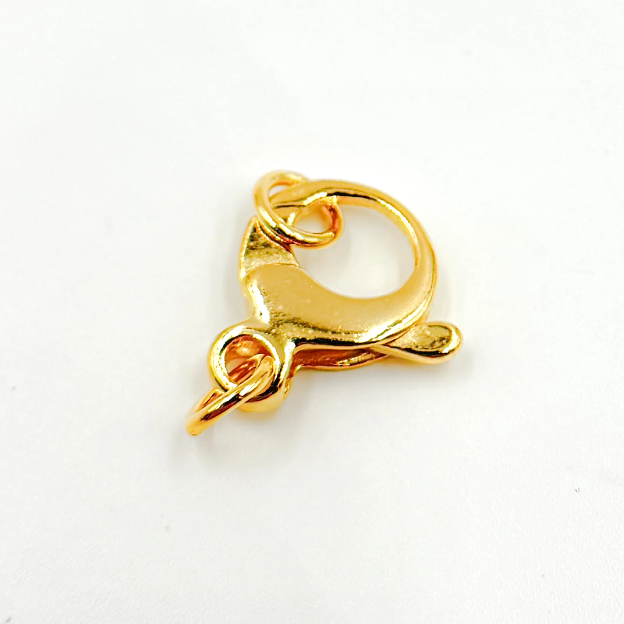 502GP. 17MM Gold-plated Sterling Silver Trigger Clasp - Image 3